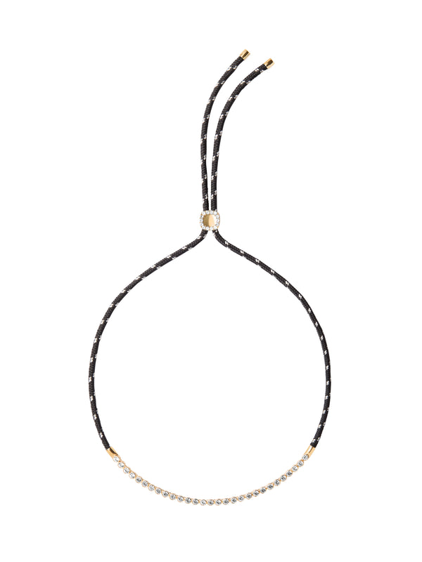 JAMES BEZEL NOIR ET BLANC PARACORD NECKLACE, GOLD