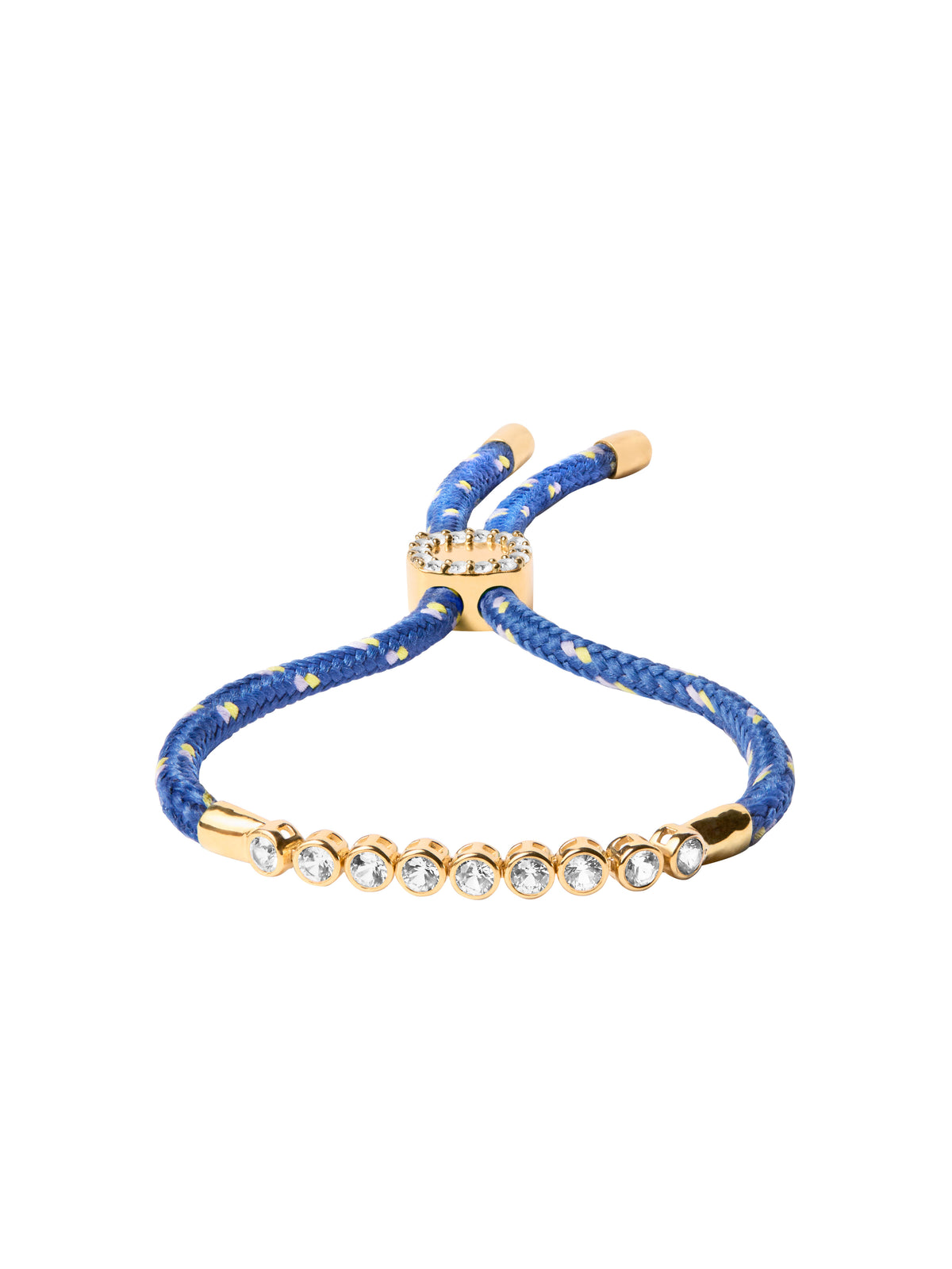 JAMES BEZEL BLEU PARACORD BRACELET, GOLD