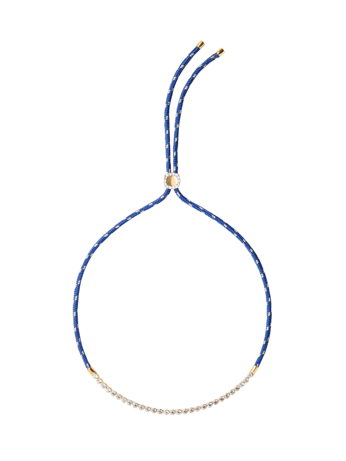 JAMES BEZEL BLEU PARACORD NECKLACE, GOLD