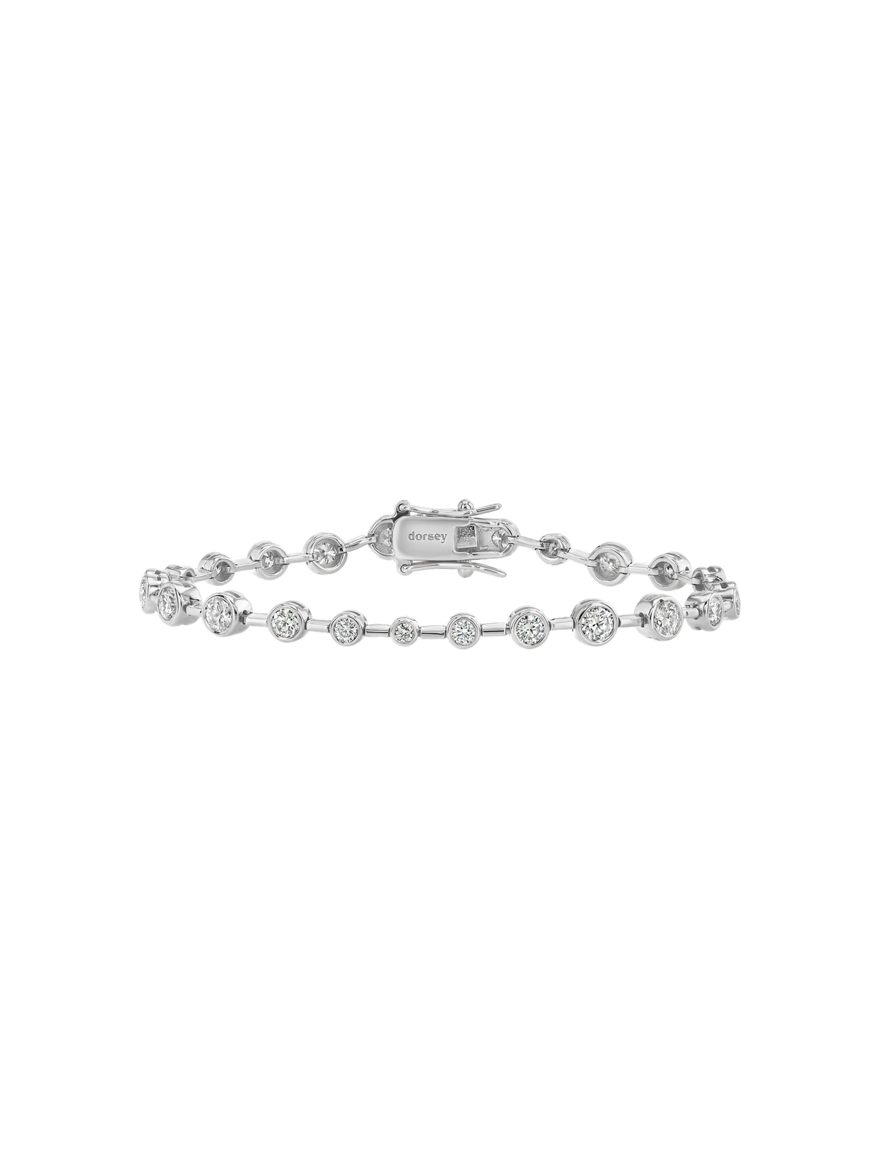 COLETTE RIVIÈRE BRACELET IN MOISSANITE, STERLING SILVER