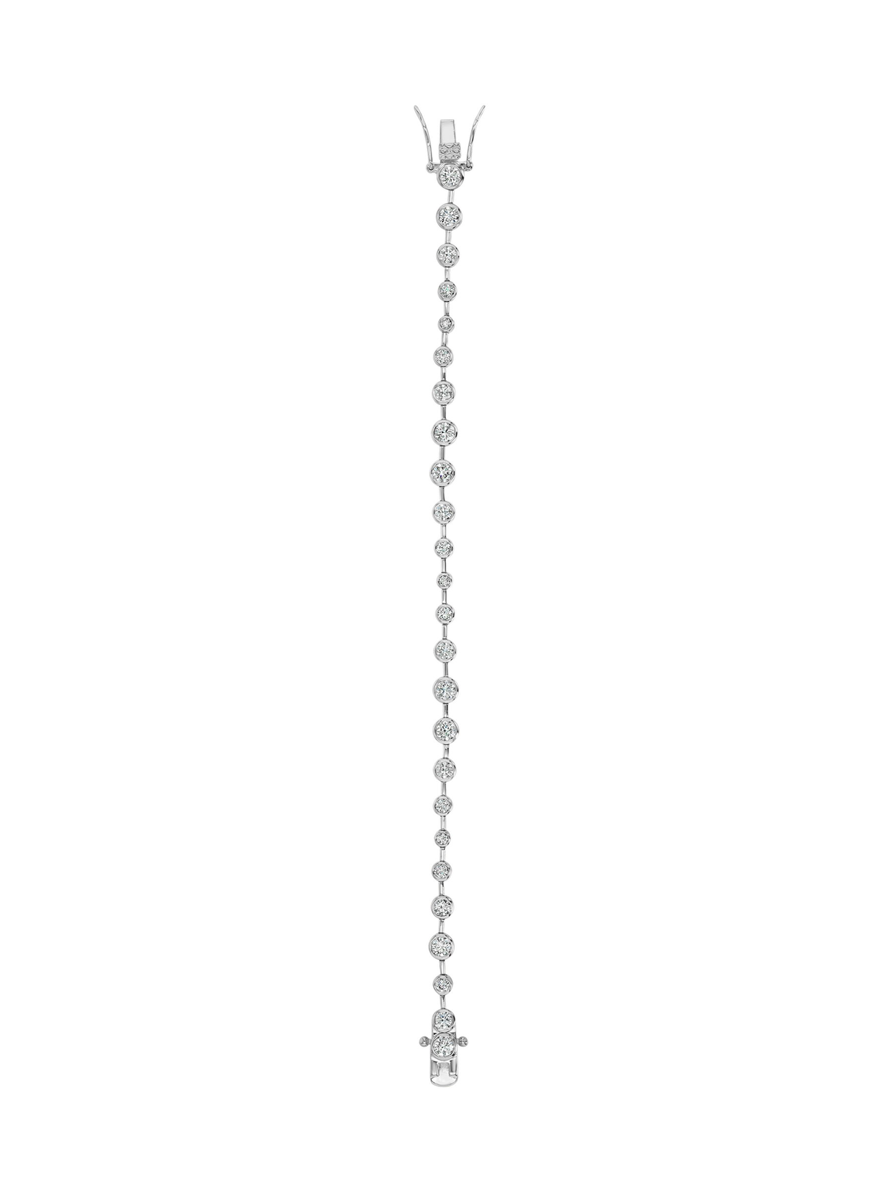COLETTE RIVIÈRE BRACELET IN MOISSANITE, STERLING SILVER