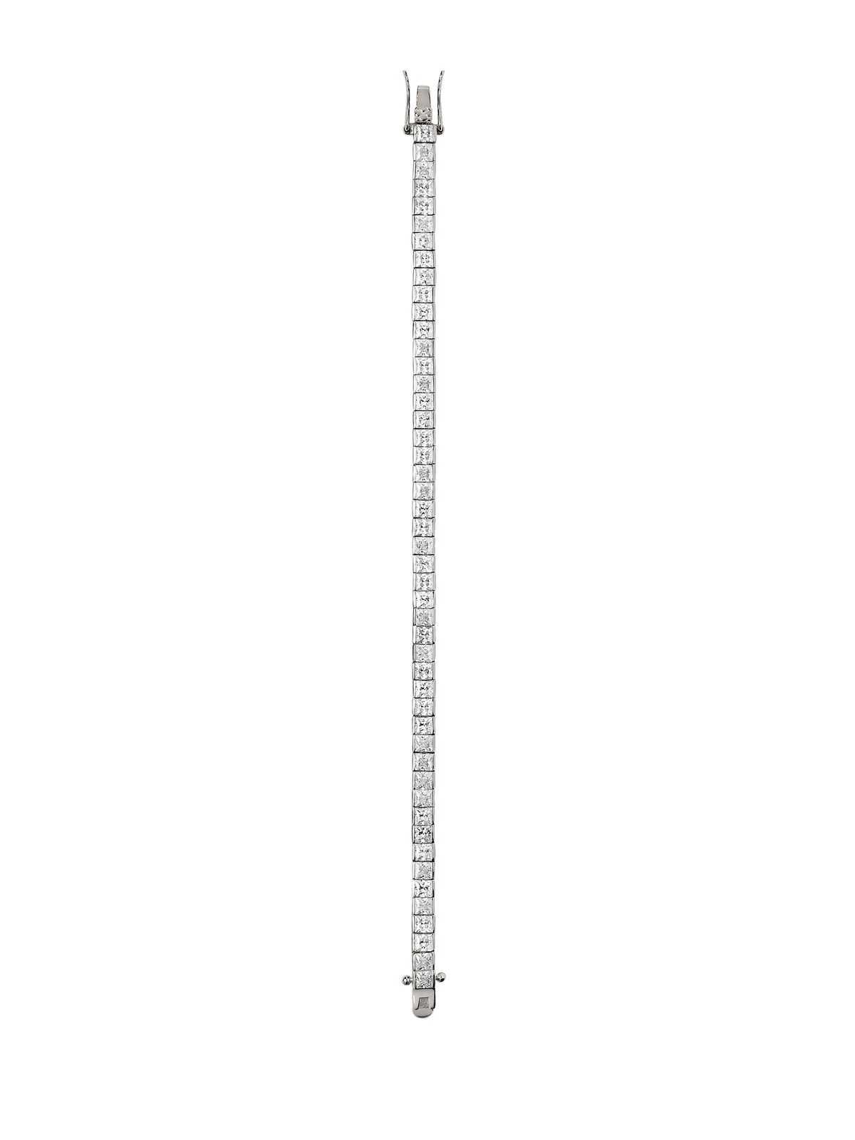 DORSEY PRINCESS-CUT RIVIÈRE BRACELET IN MOISSANITE