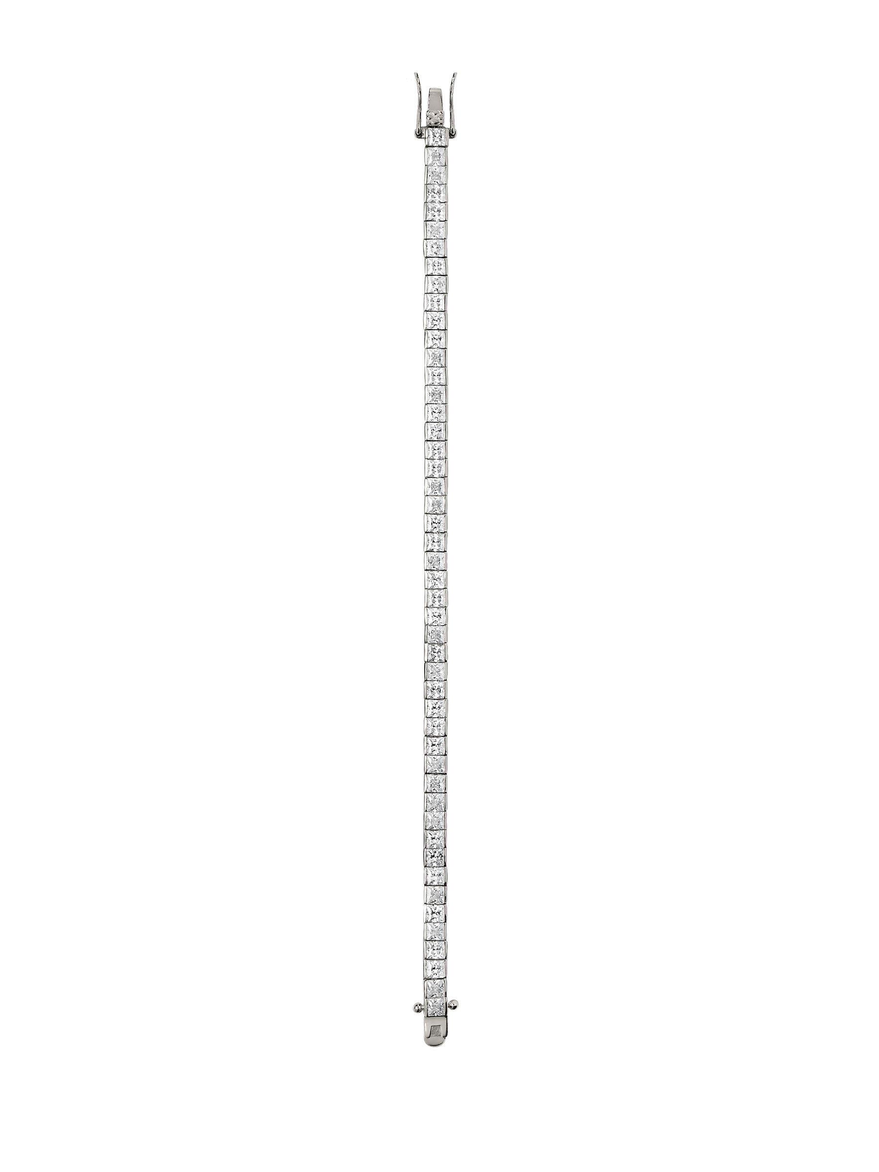 DORSEY PRINCESS-CUT RIVIÈRE BRACELET IN MOISSANITE