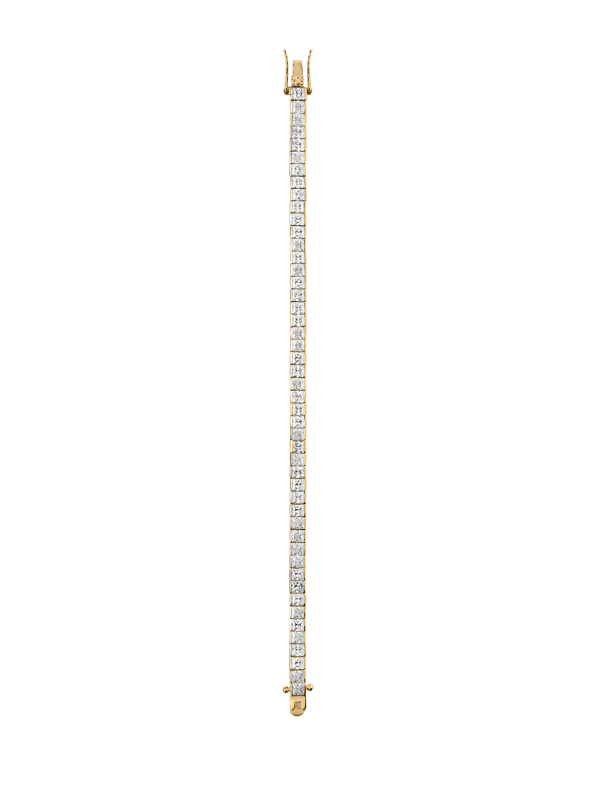 DORSEY PRINCESS-CUT RIVIÈRE BRACELET IN MOISSANITE