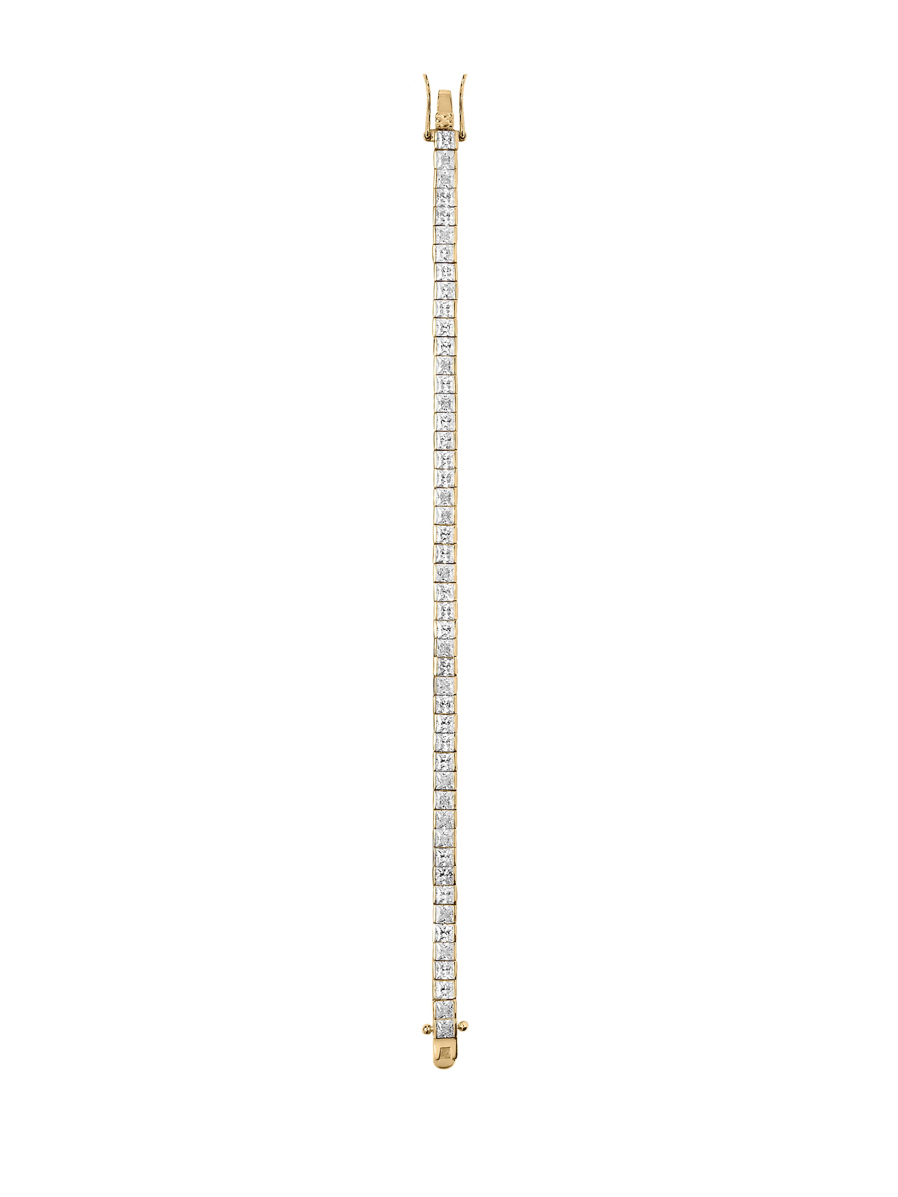 DORSEY PRINCESS-CUT RIVIÈRE BRACELET IN MOISSANITE