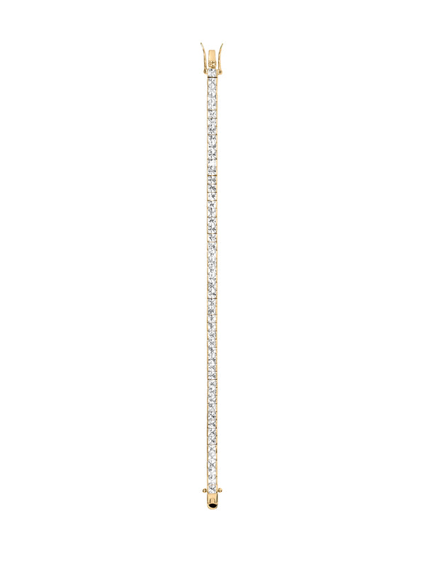DORSEY PRINCESS-CUT RIVIÈRE BRACELET IN LAB WHITE SAPPHIRE