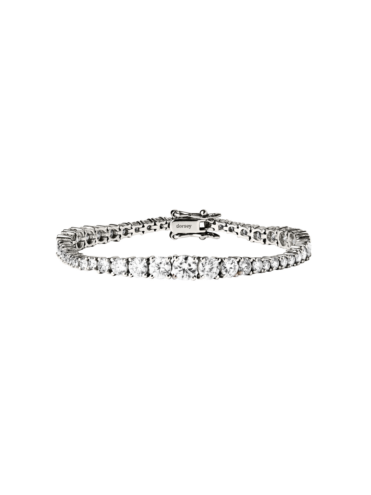 ISADORA RIVIÈRE BRACELET IN LAB WHITE SAPPHIRE