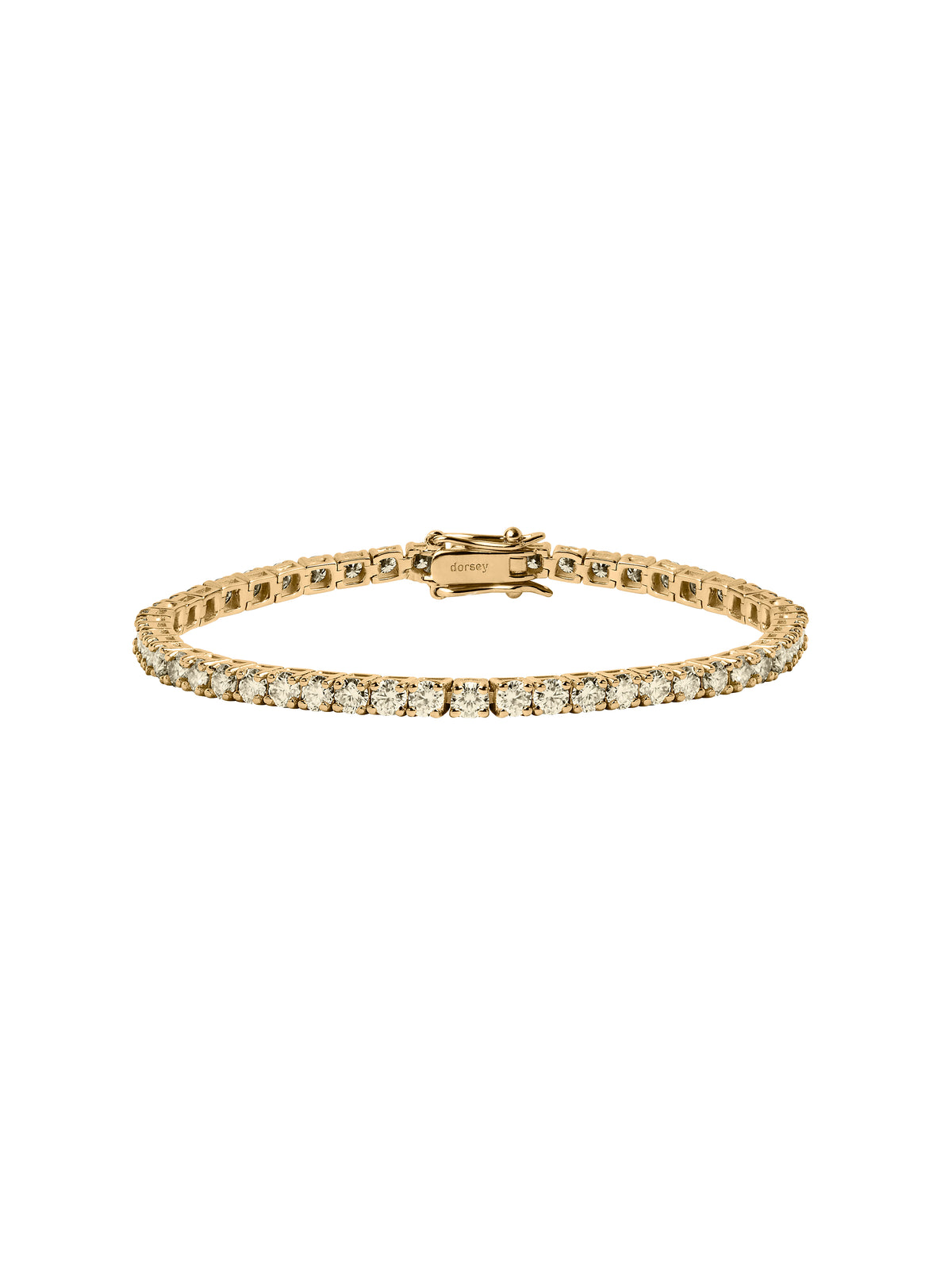 KATE RIVIÈRE BRACELET IN 3MM HONEY MOISSANITE