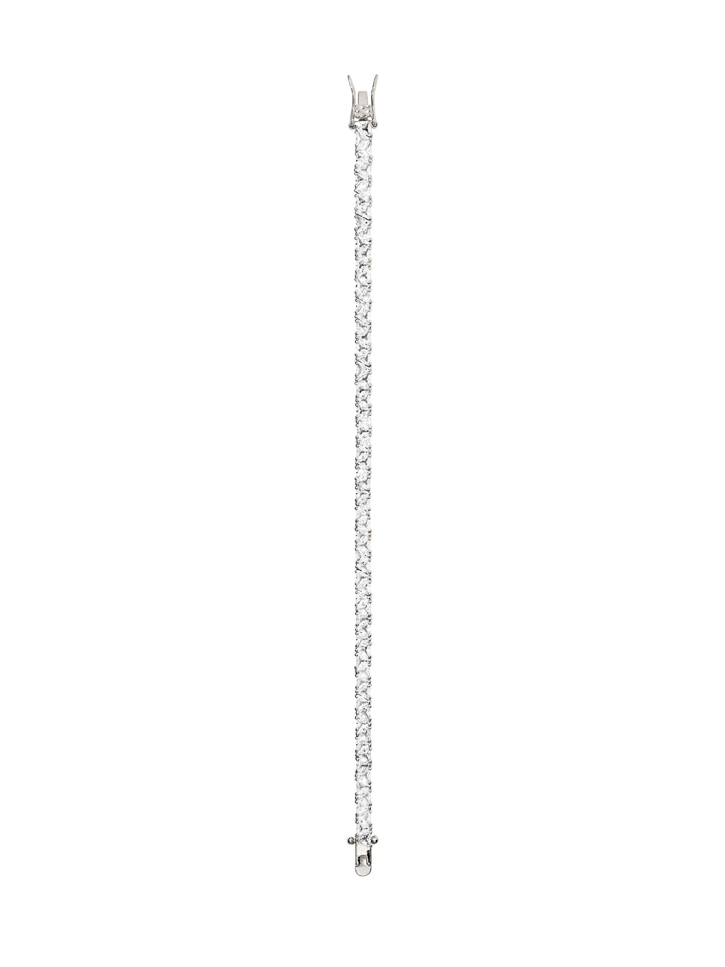 PETITE THEODORA RIVIÈRE BRACELET IN LAB WHITE SAPPHIRE