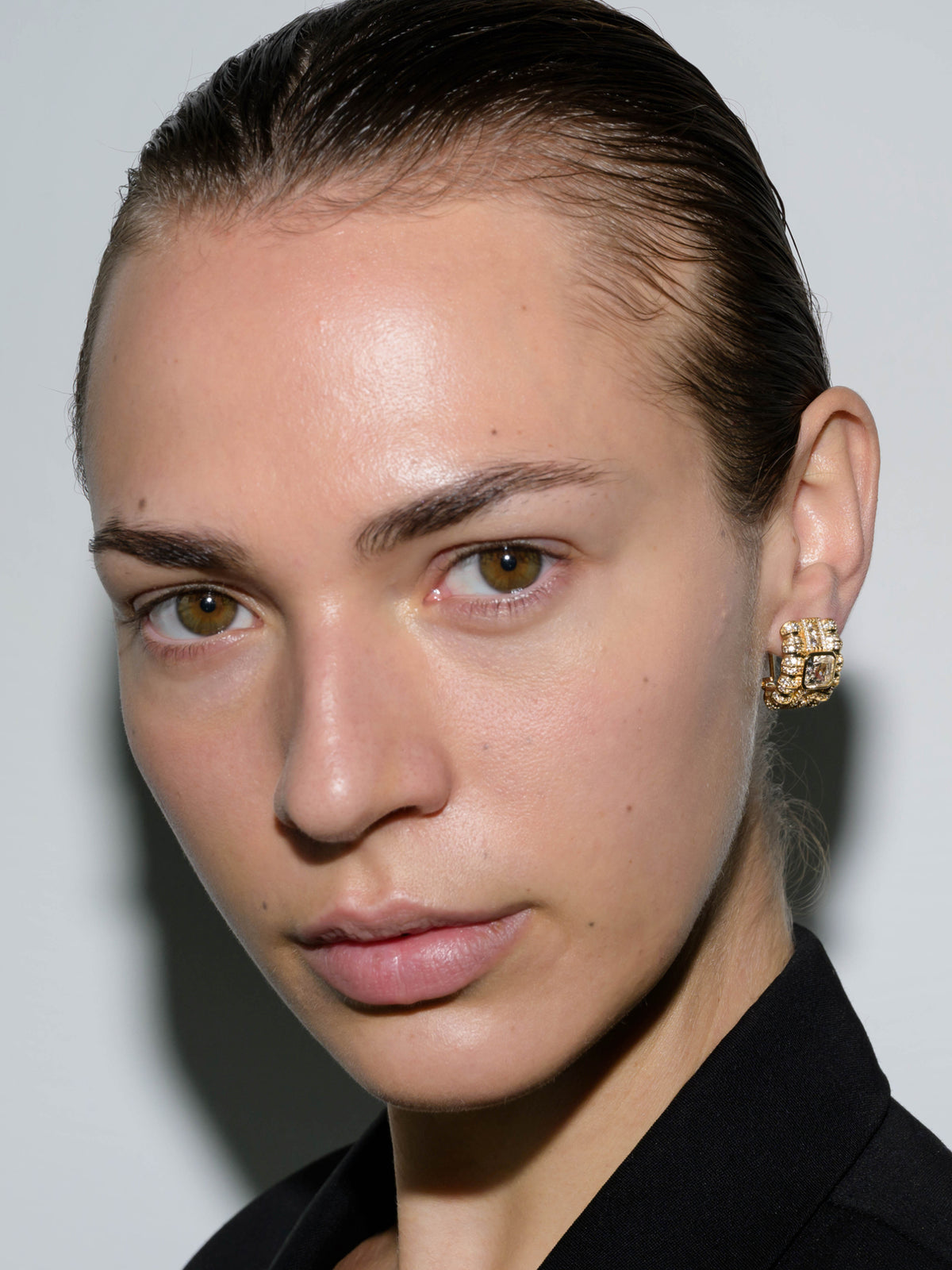 CRAWFORD EARRINGS IN LAB WHITE SAPPHIRE