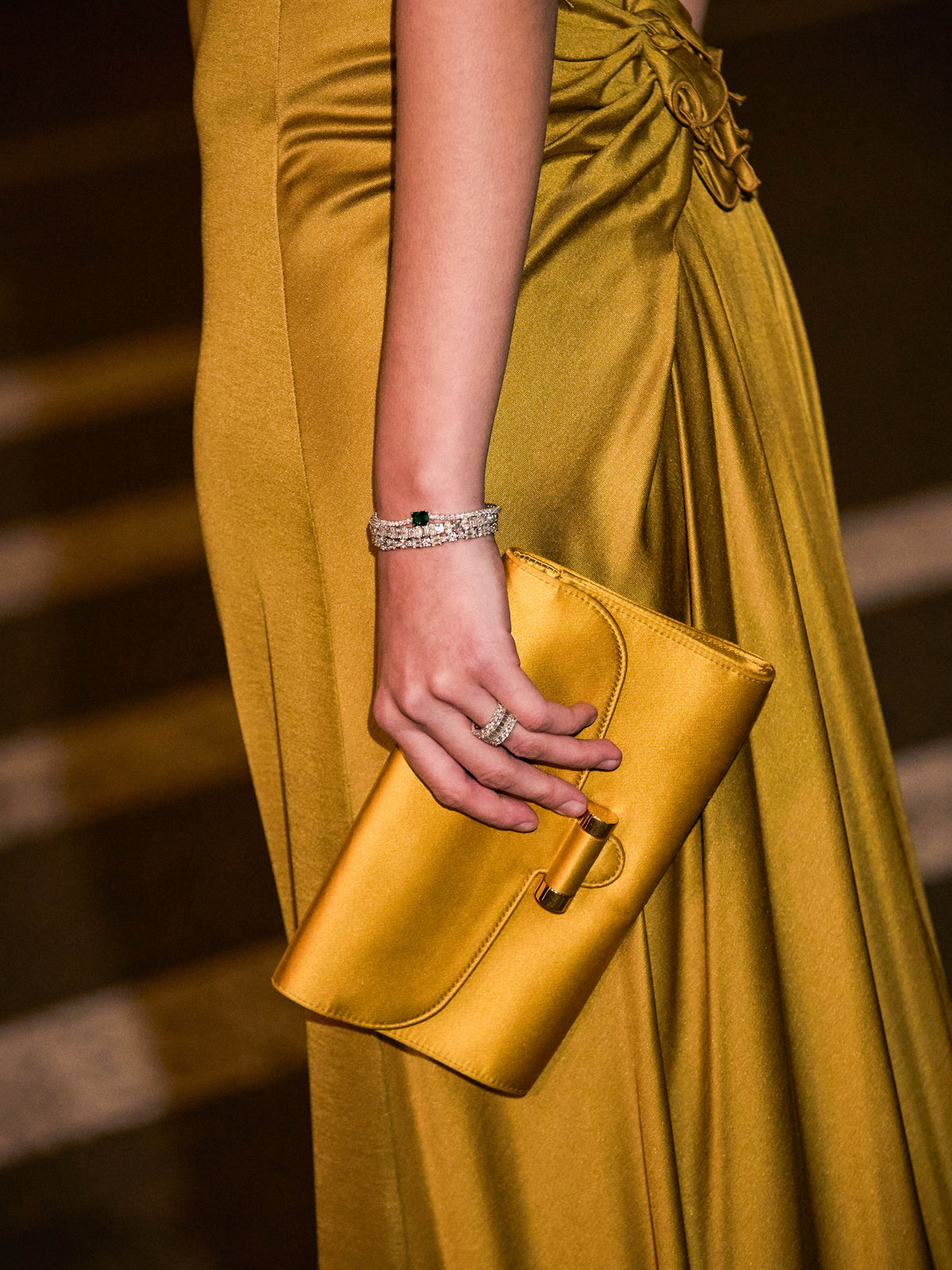 PETITE THEODORA RIVIÈRE BRACELET IN LAB WHITE SAPPHIRE