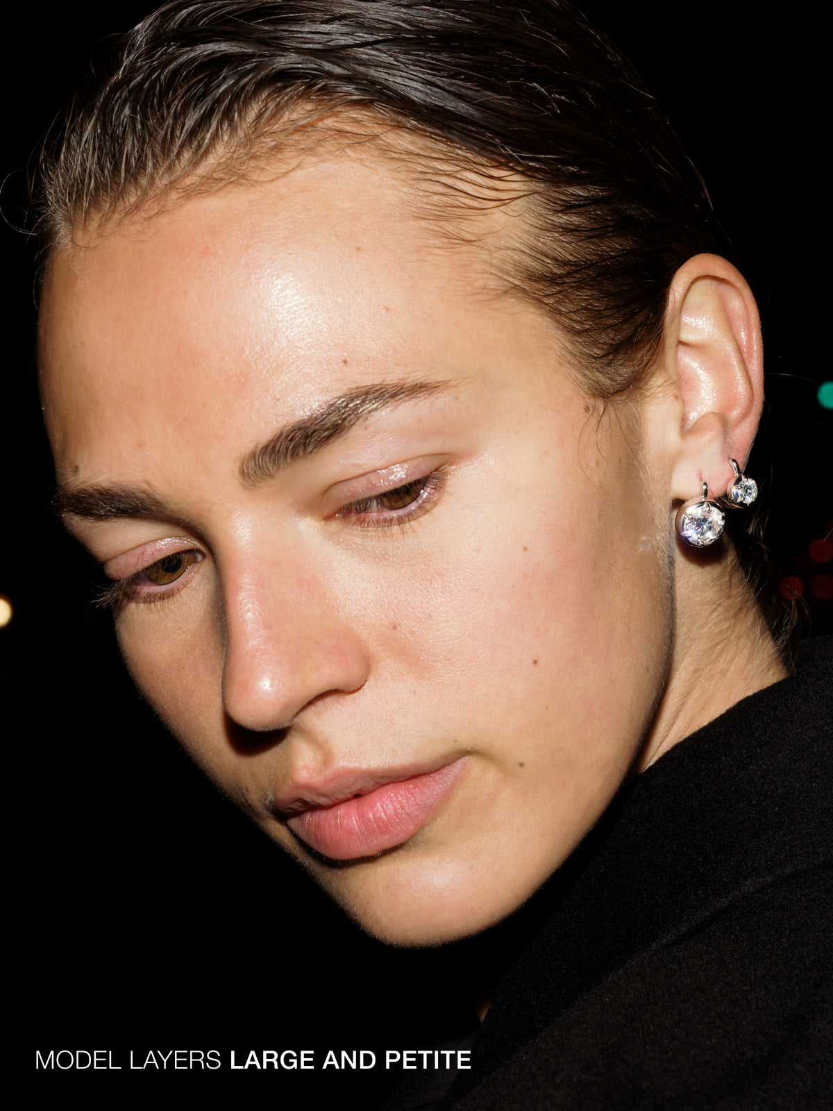 MAXWELL EARRINGS IN HONEY MOISSANITE