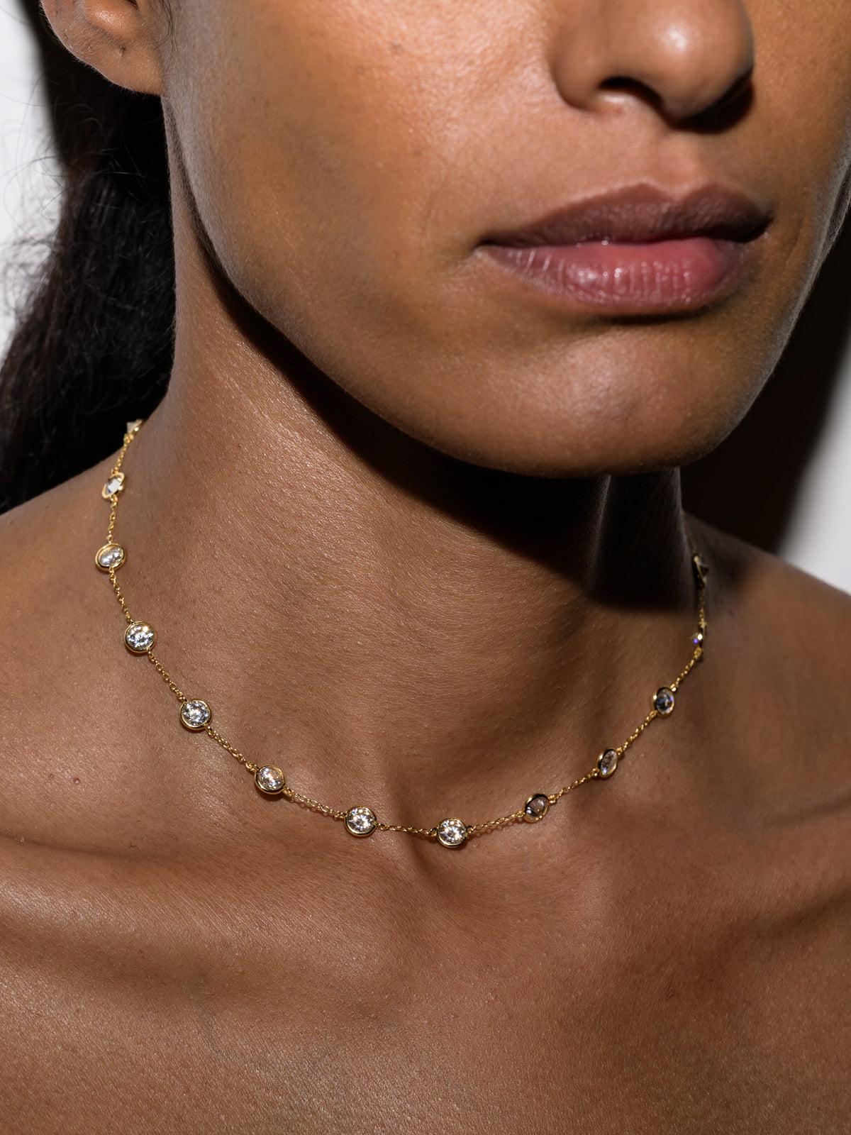 CLEMENCE NECKLACE IN 7.50 CT MOISSANITE