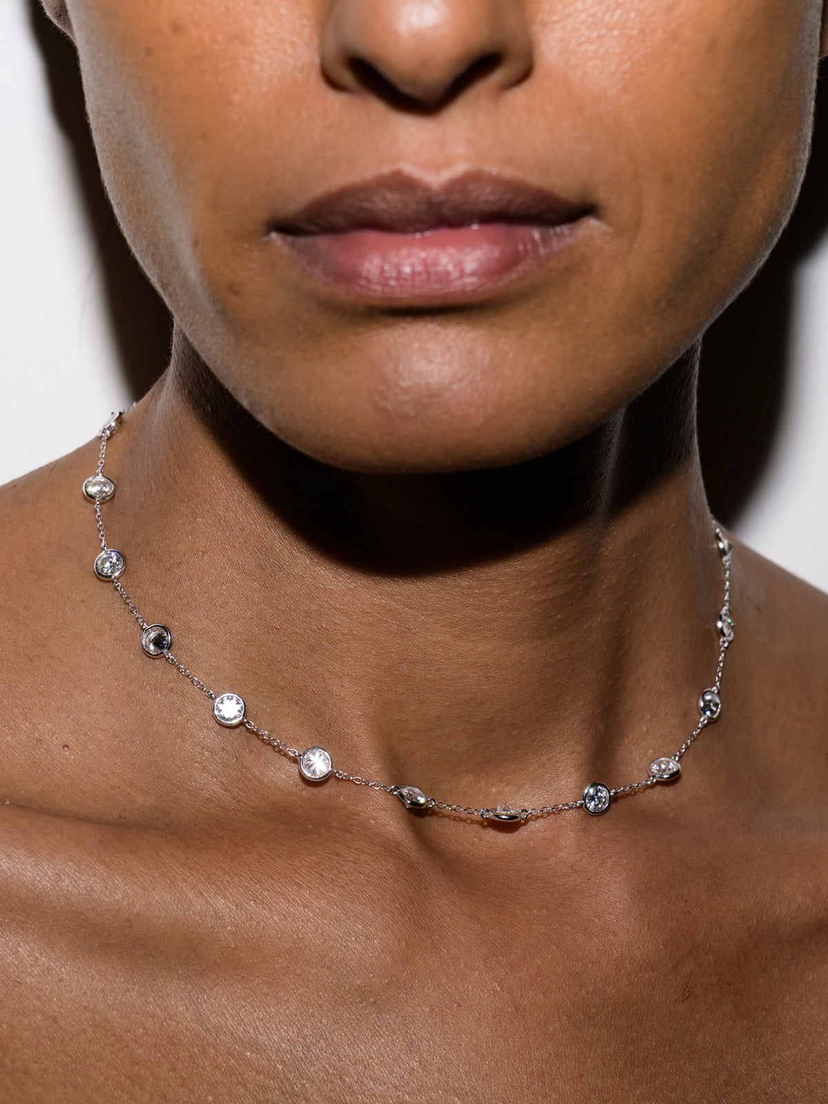 CLEMENCE NECKLACE IN 7.50 CT MOISSANITE
