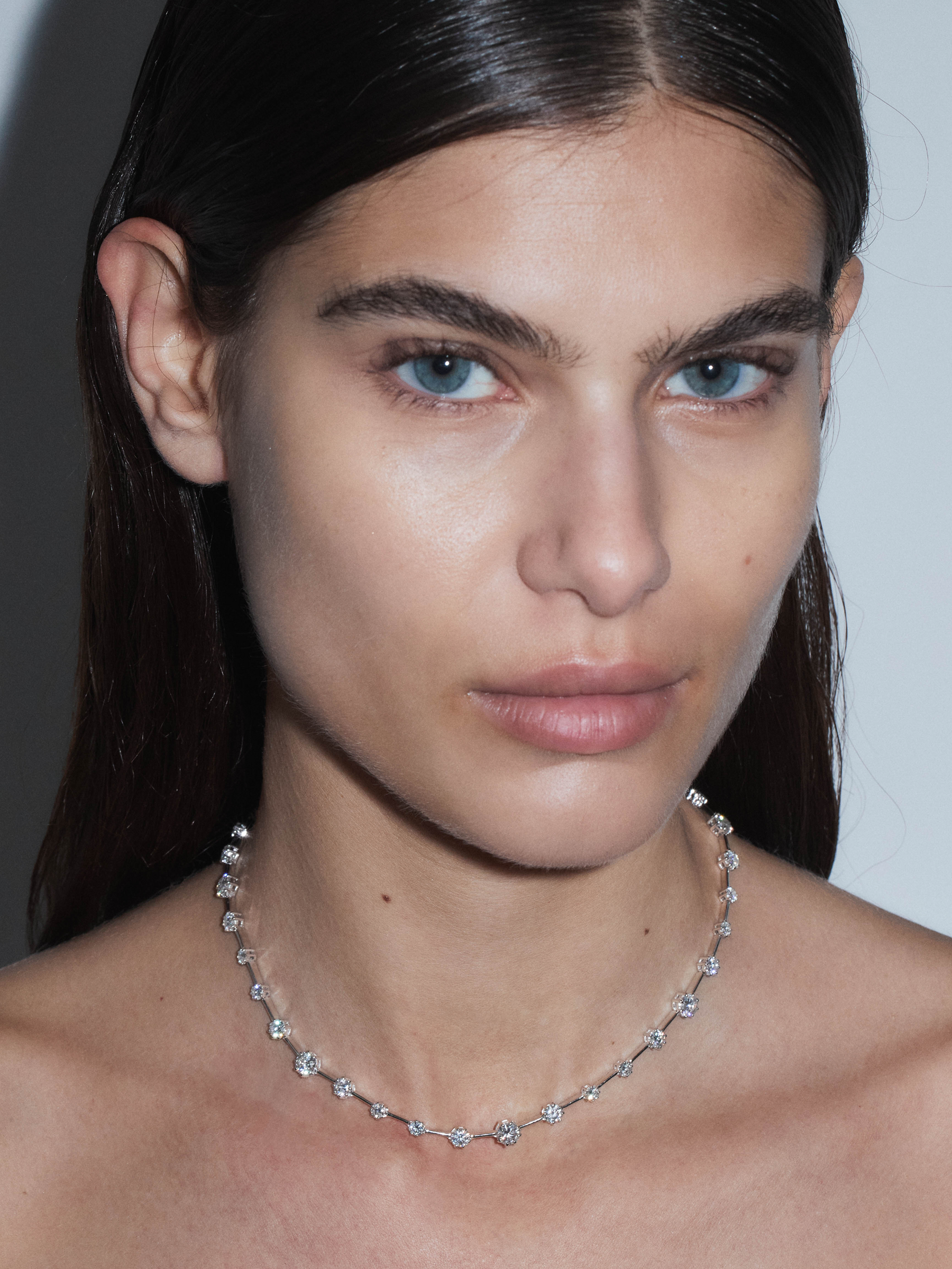 COLETTE RIVIÈRE NECKLACE IN MOISSANITE, STERLING SILVER