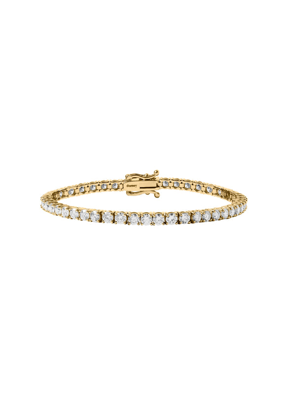 14K KATE RIVIÈRE BRACELET IN 3MM LAB DIAMOND