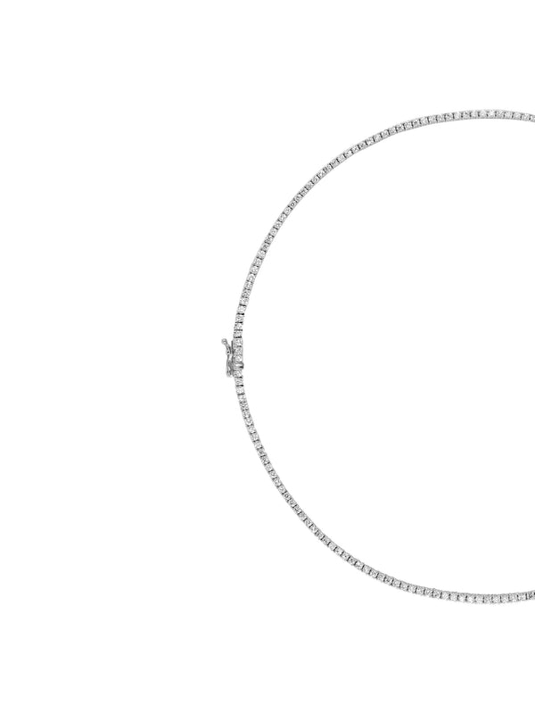 14K KATE RIVIÈRE NECKLACE IN 1.8MM LAB DIAMOND