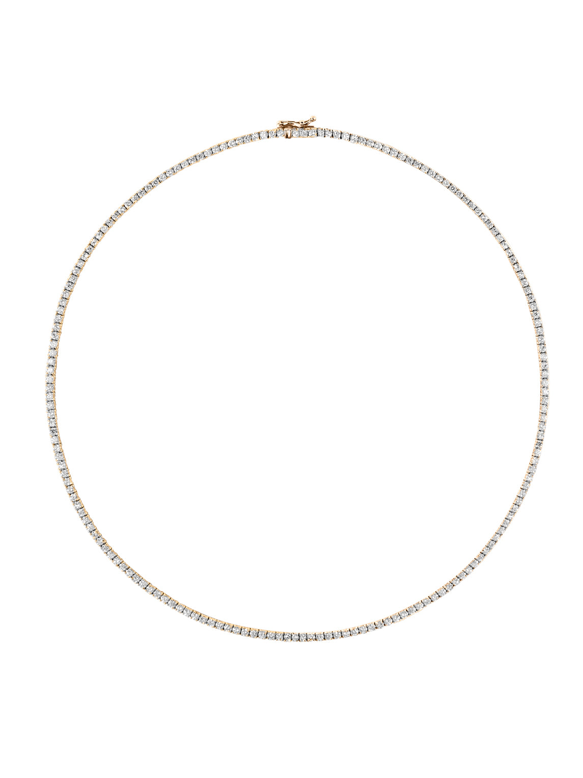 14K KATE RIVIÈRE NECKLACE IN 1.8MM LAB DIAMOND
