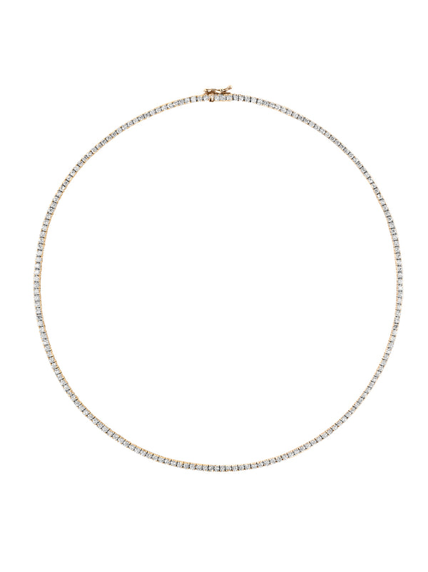 14K KATE RIVIÈRE NECKLACE IN 1.8MM LAB DIAMOND