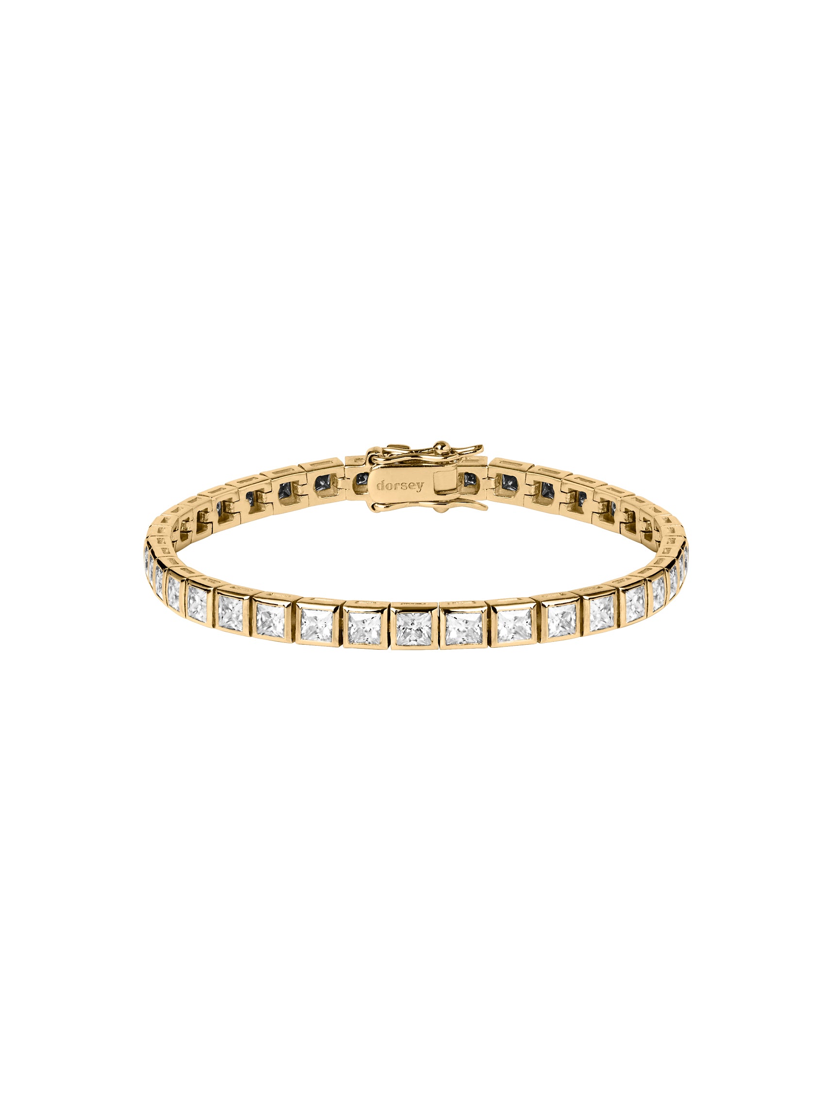 AXELLE BEZEL RIVIÈRE BRACELET IN MOISSANITE