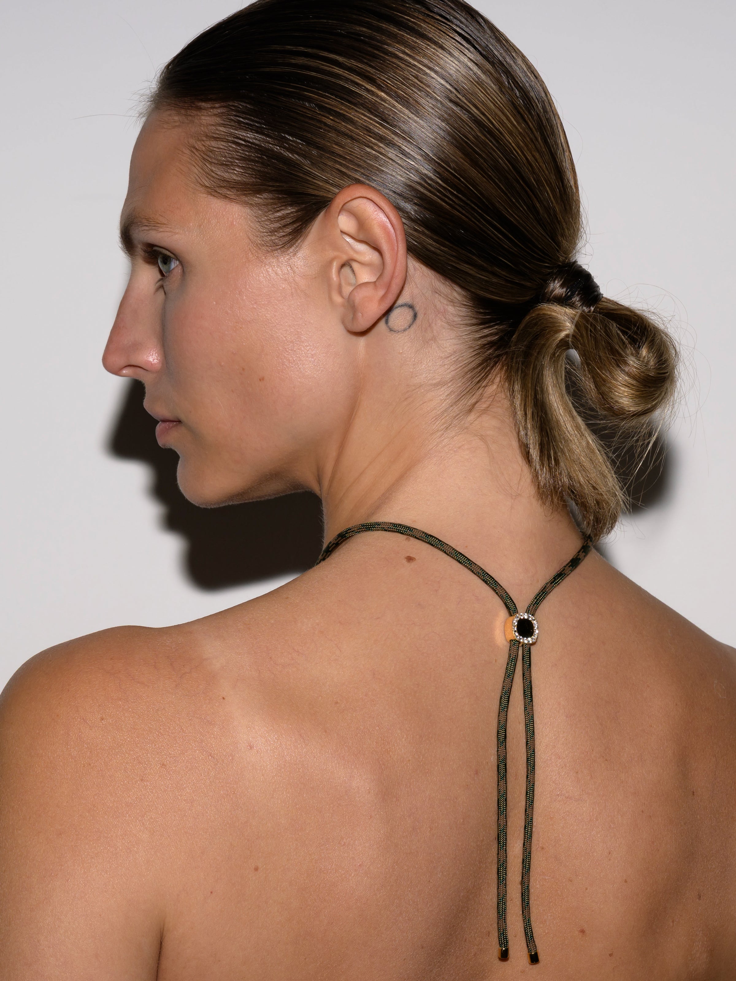 YVES LAB WHITE SAPPHIRE PARACORD NECKLACE, CAMO – Dorsey