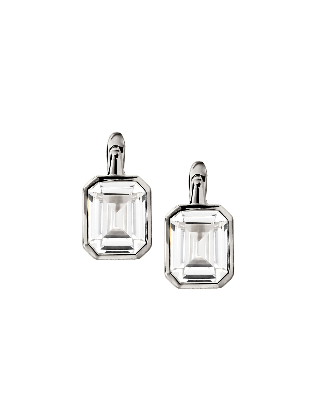 ODETTE EARRINGS IN LAB WHITE SAPPHIRE