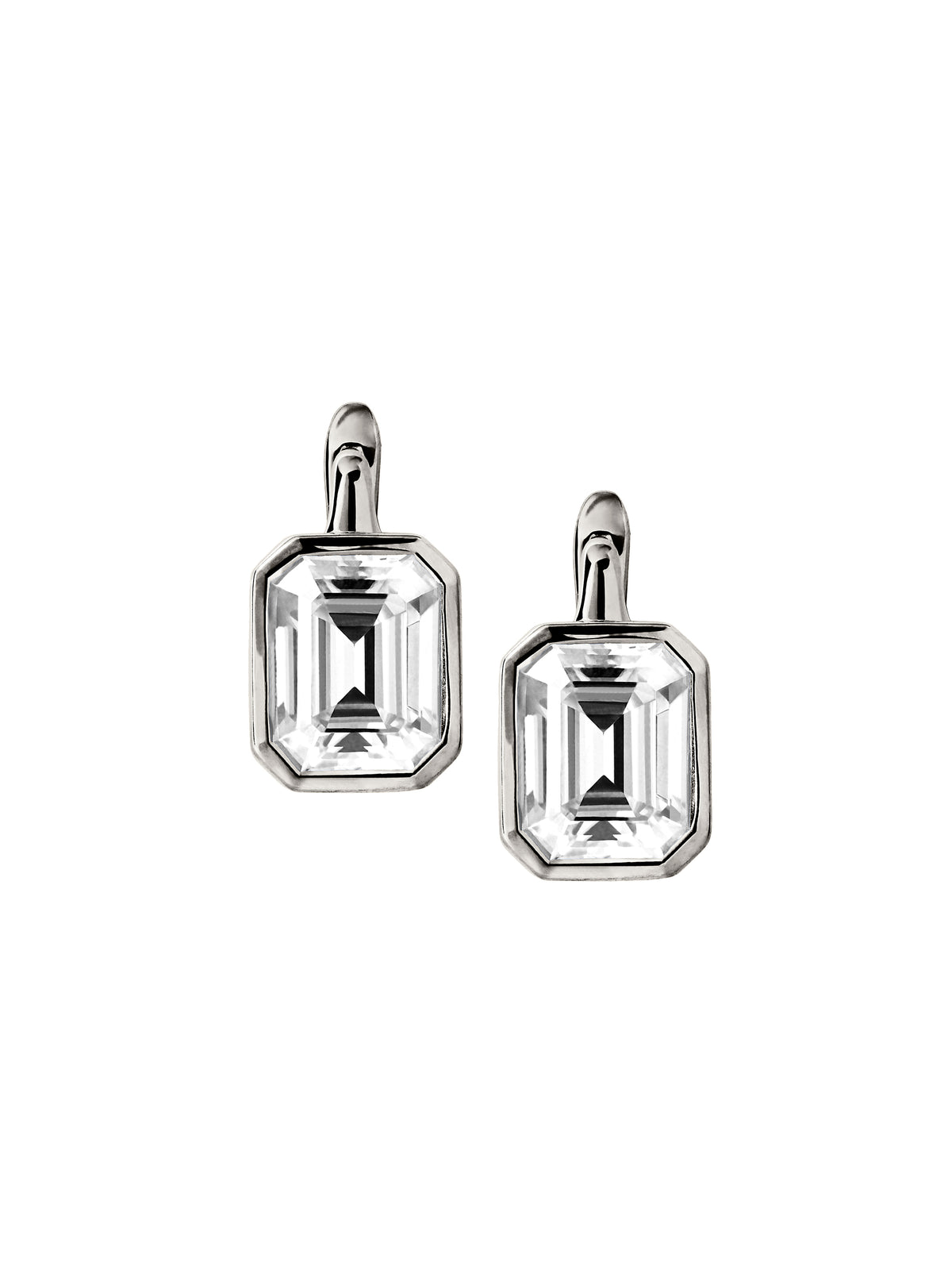 ODETTE EARRINGS IN LAB WHITE SAPPHIRE