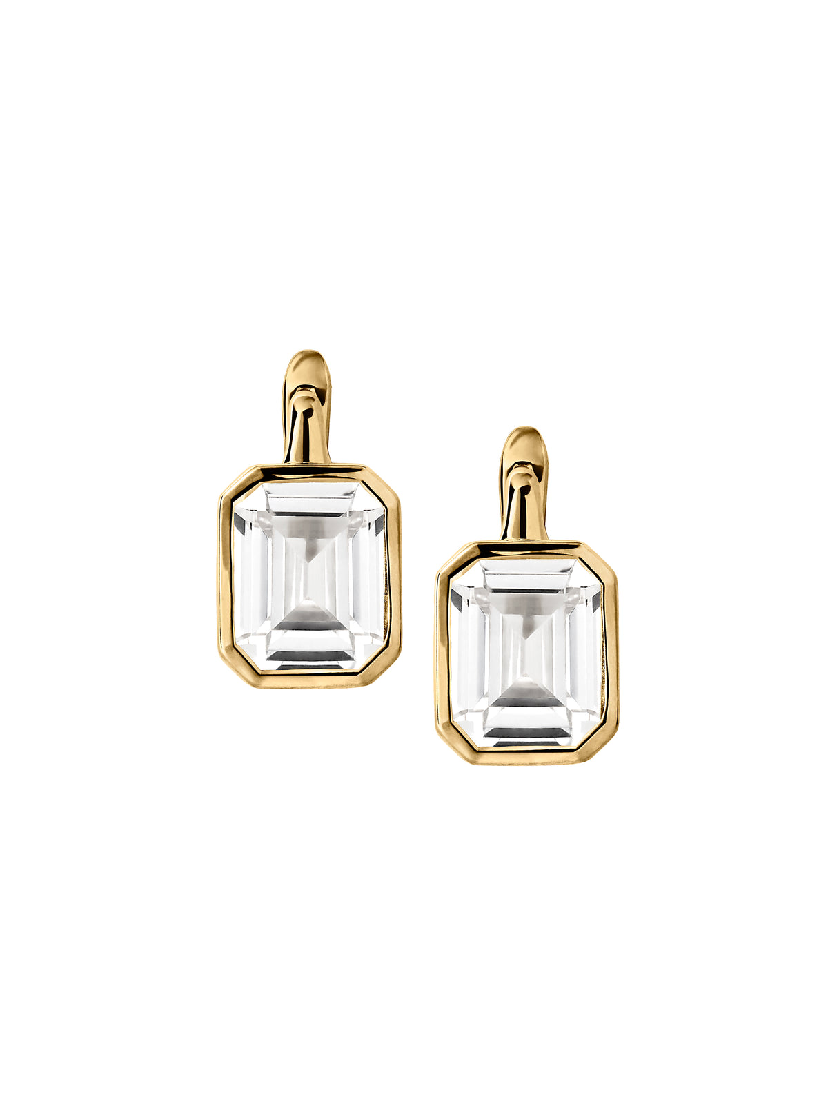ODETTE EARRINGS IN LAB WHITE SAPPHIRE