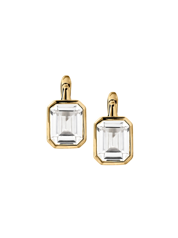 ODETTE EARRINGS IN LAB WHITE SAPPHIRE