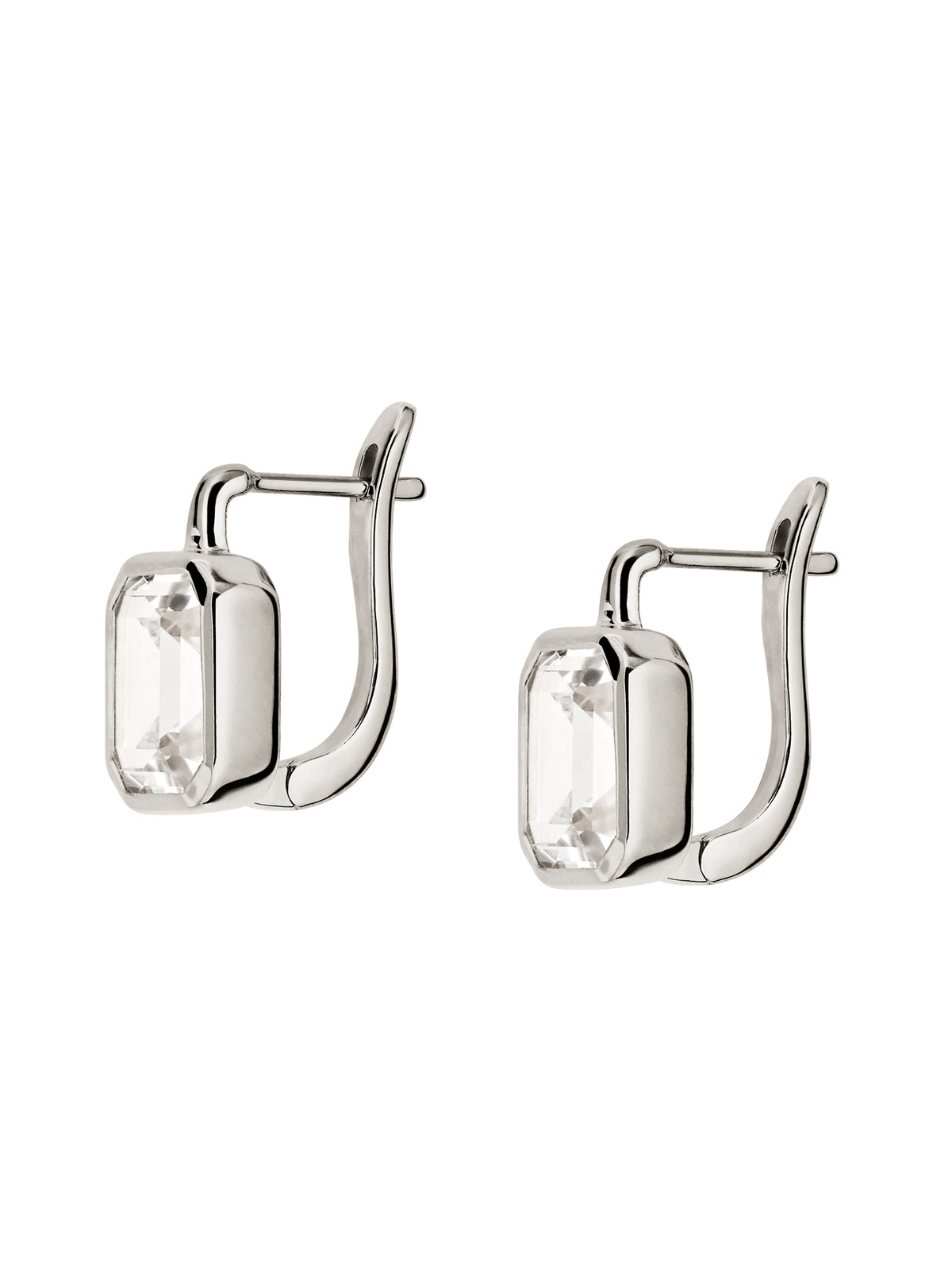 ODETTE EARRINGS IN LAB WHITE SAPPHIRE