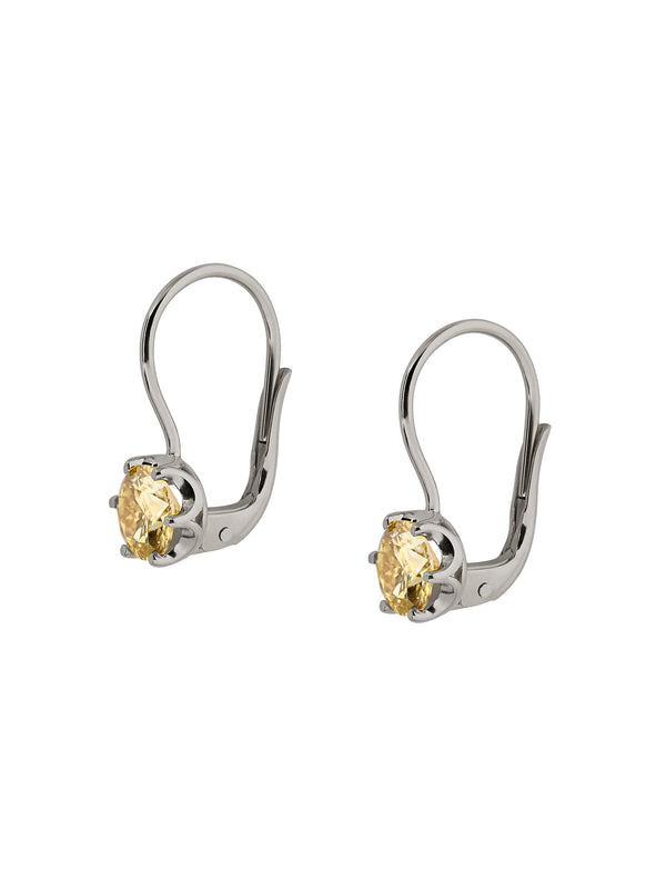 CECILIA EARRINGS IN HONEY MOISSANITE