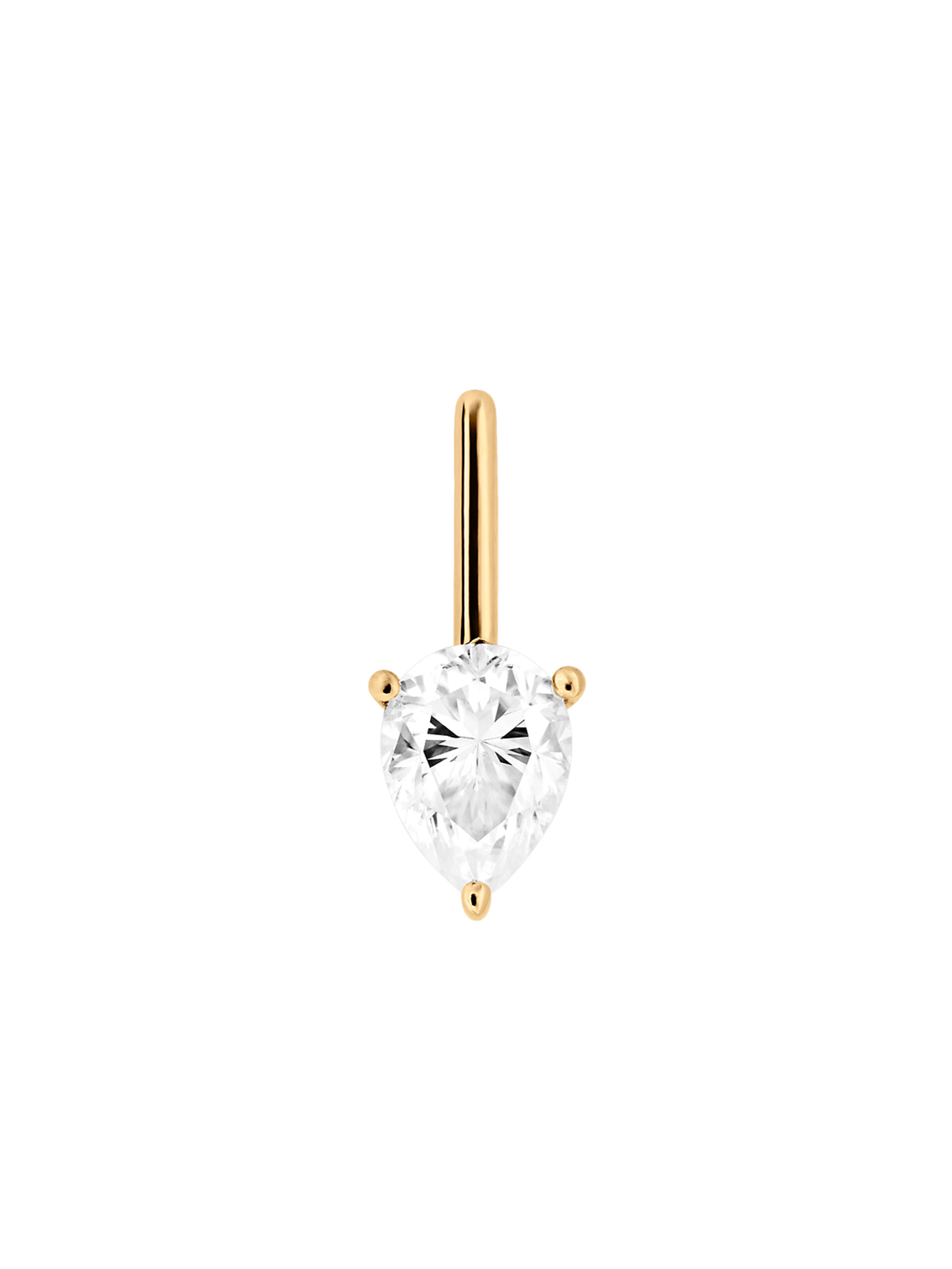 HENDRY PEAR-CUT BAR STUD EARRING IN MOISSANITE – Dorsey