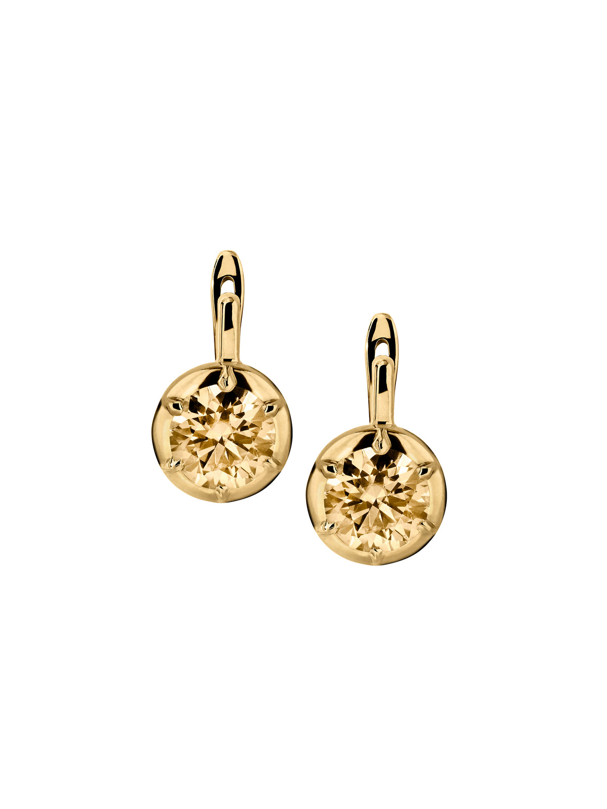 MAXWELL EARRINGS IN HONEY MOISSANITE