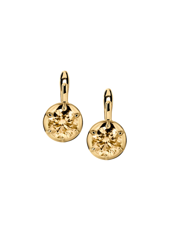 MAXWELL EARRINGS IN HONEY MOISSANITE