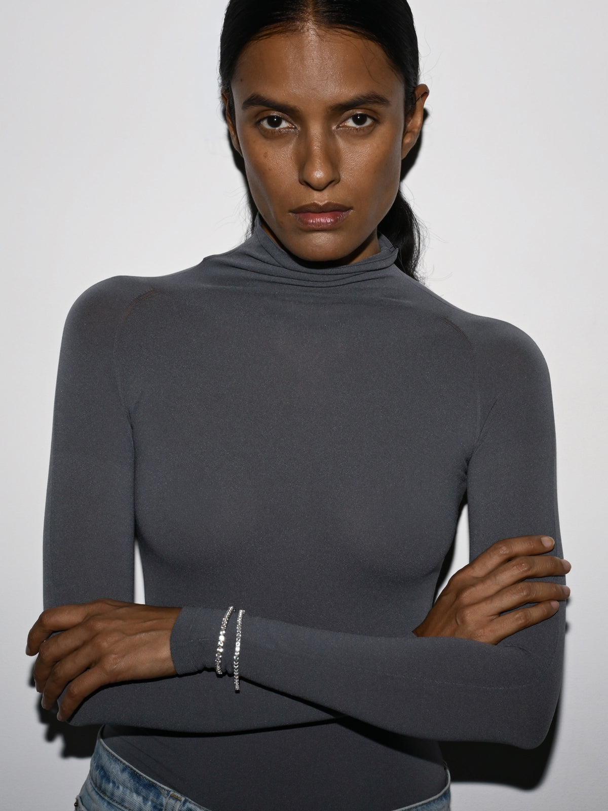 KATE RIVIÈRE BRACELET IN 3.75MM LAB WHITE SAPPHIRE