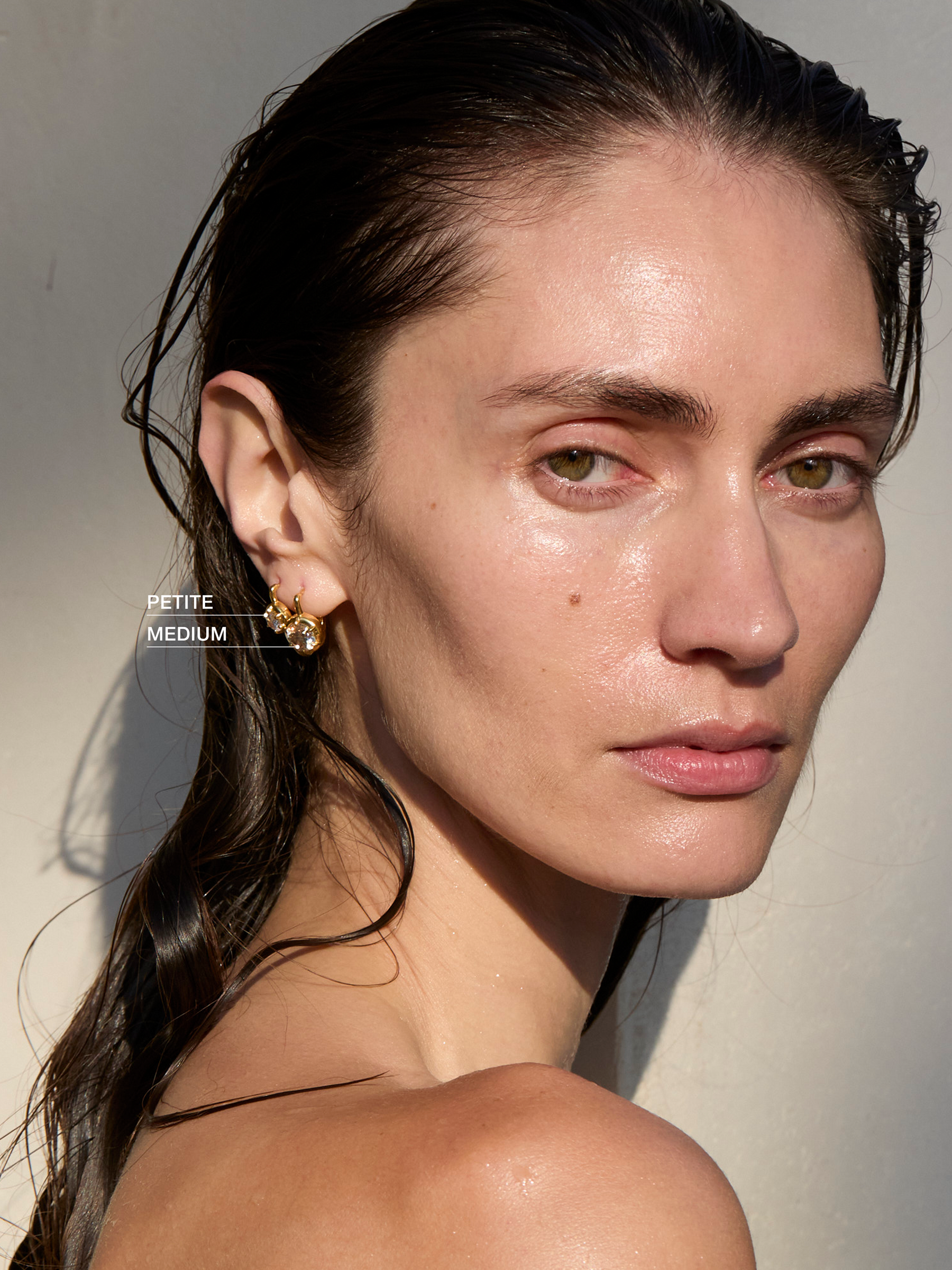 MAXWELL EARRINGS IN MOISSANITE, STERLING SILVER