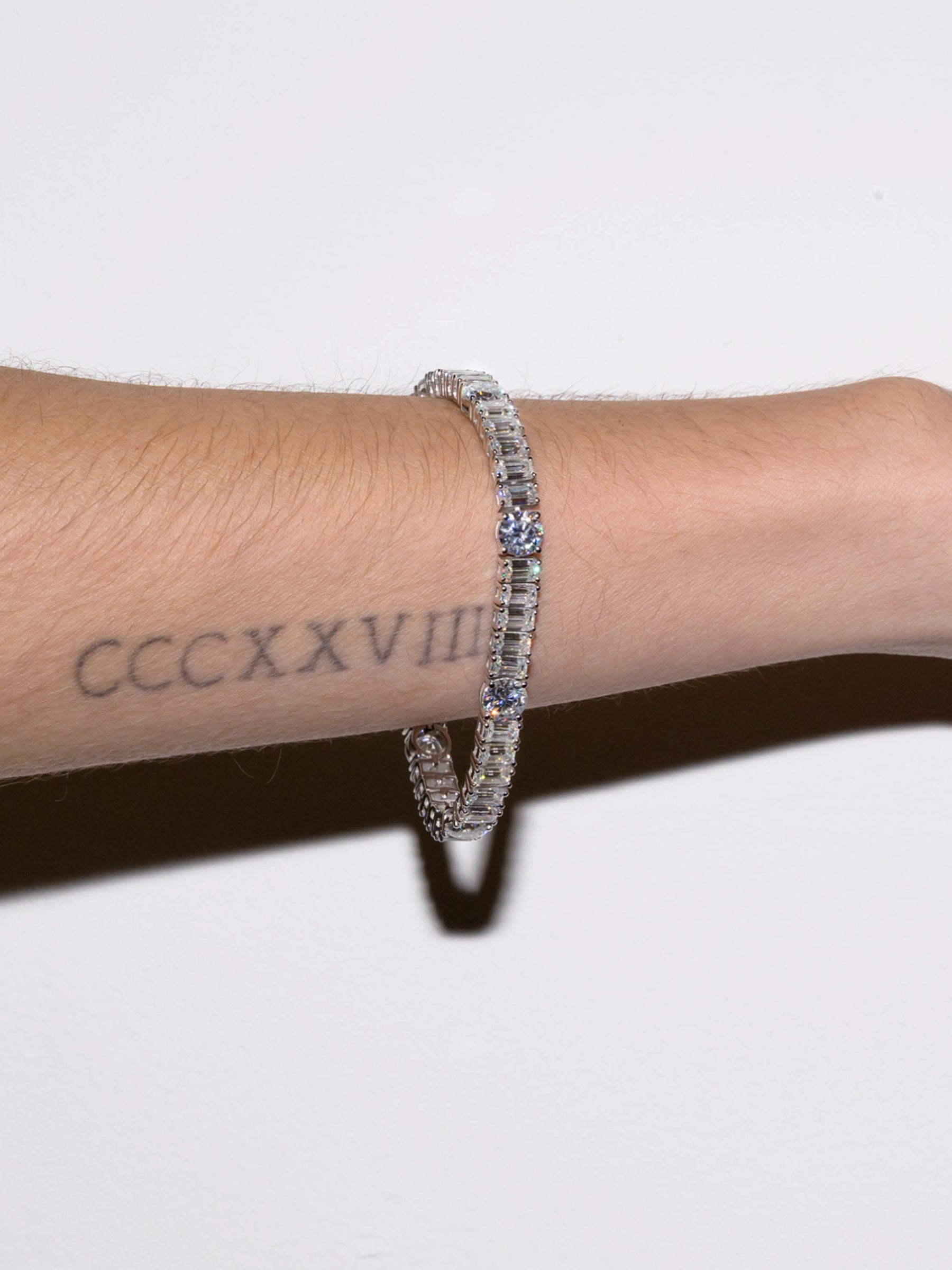 MARCELLE RIVIÈRE BRACELET IN MOISSANITE