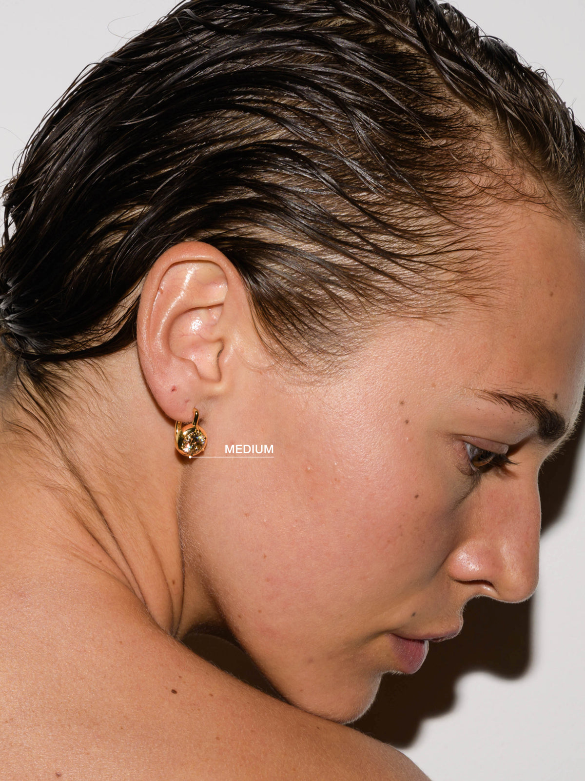 MAXWELL EARRINGS IN HONEY MOISSANITE