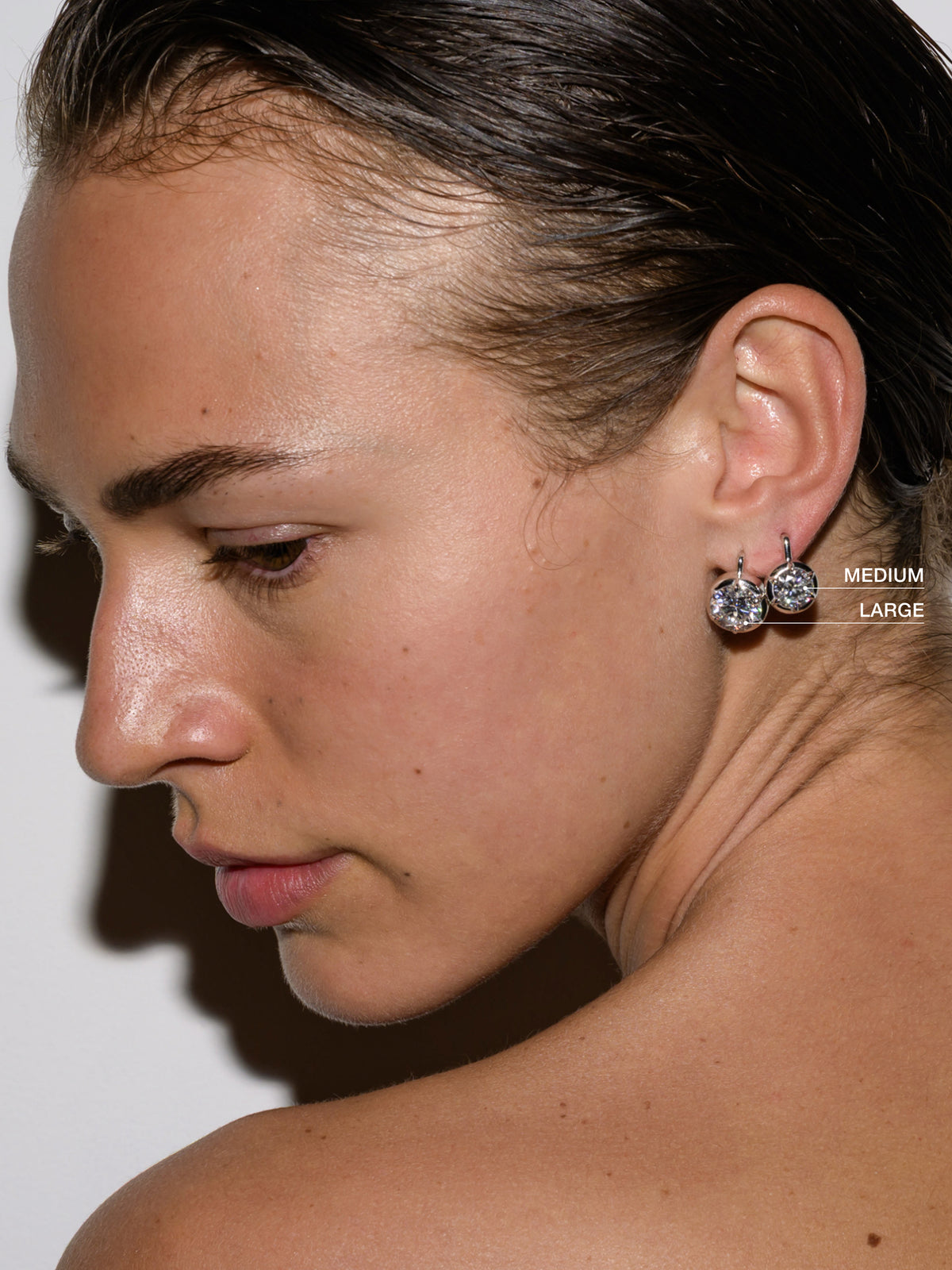 MAXWELL EARRINGS IN MOISSANITE