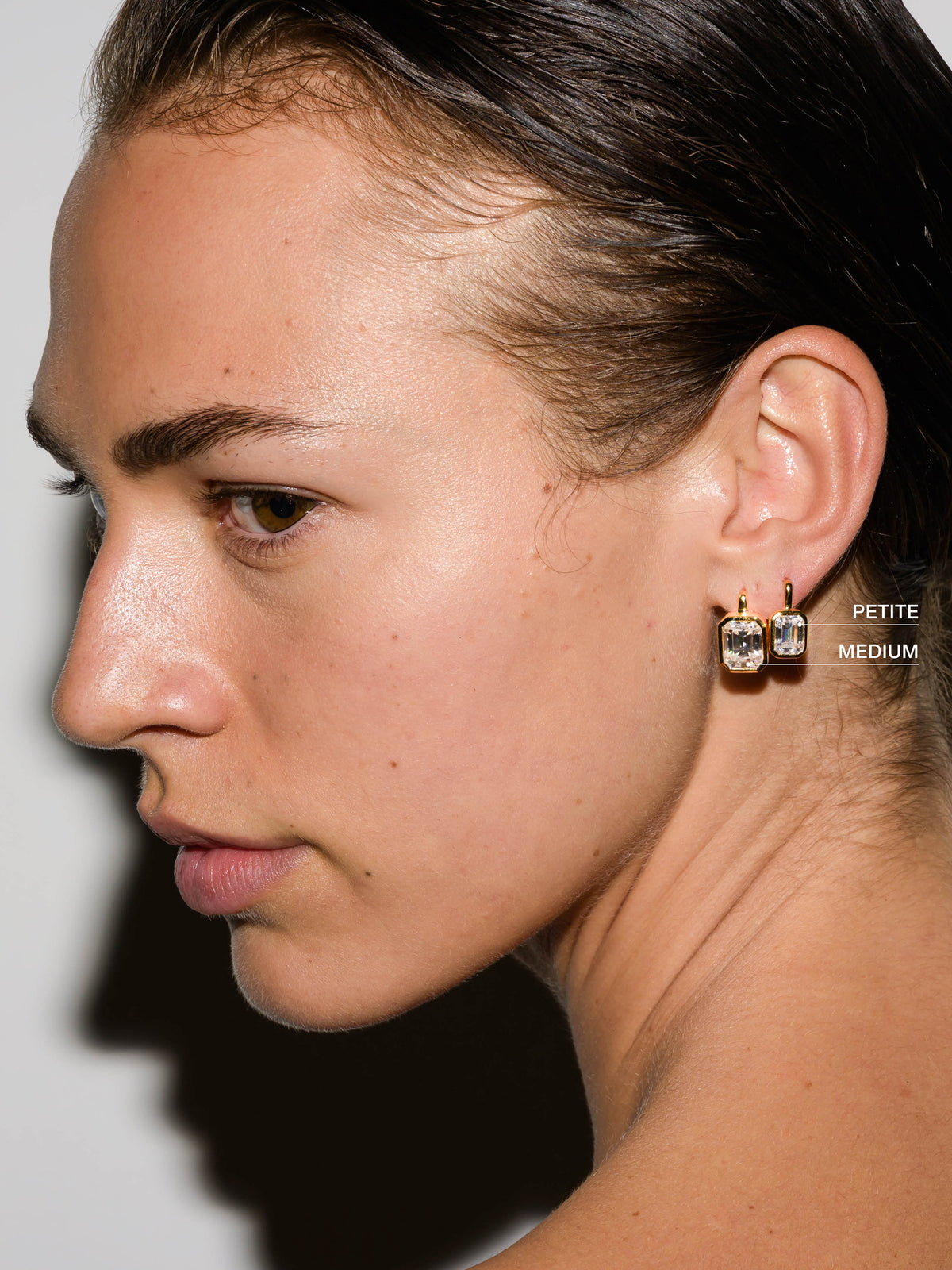 ODETTE EARRINGS IN LAB WHITE SAPPHIRE