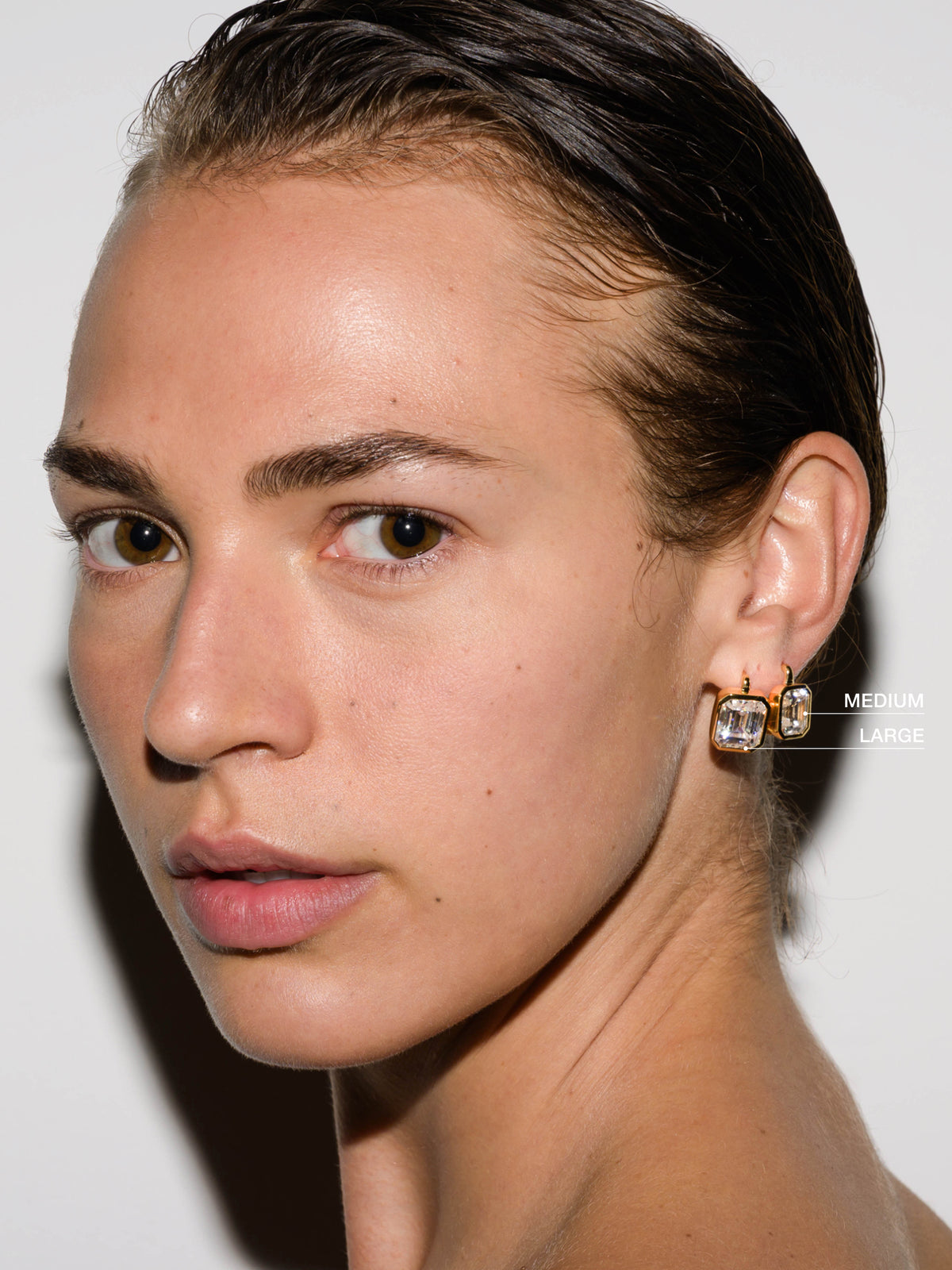 ODETTE EARRINGS IN LAB WHITE SAPPHIRE