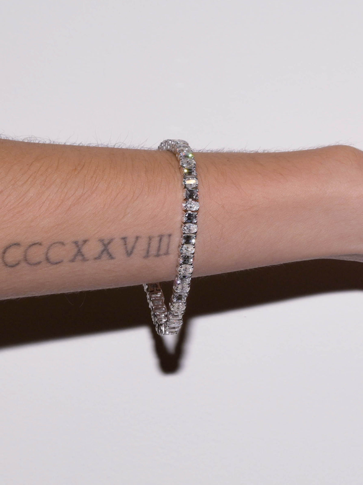 CLARA RIVIÈRE BRACELET IN MOISSANITE