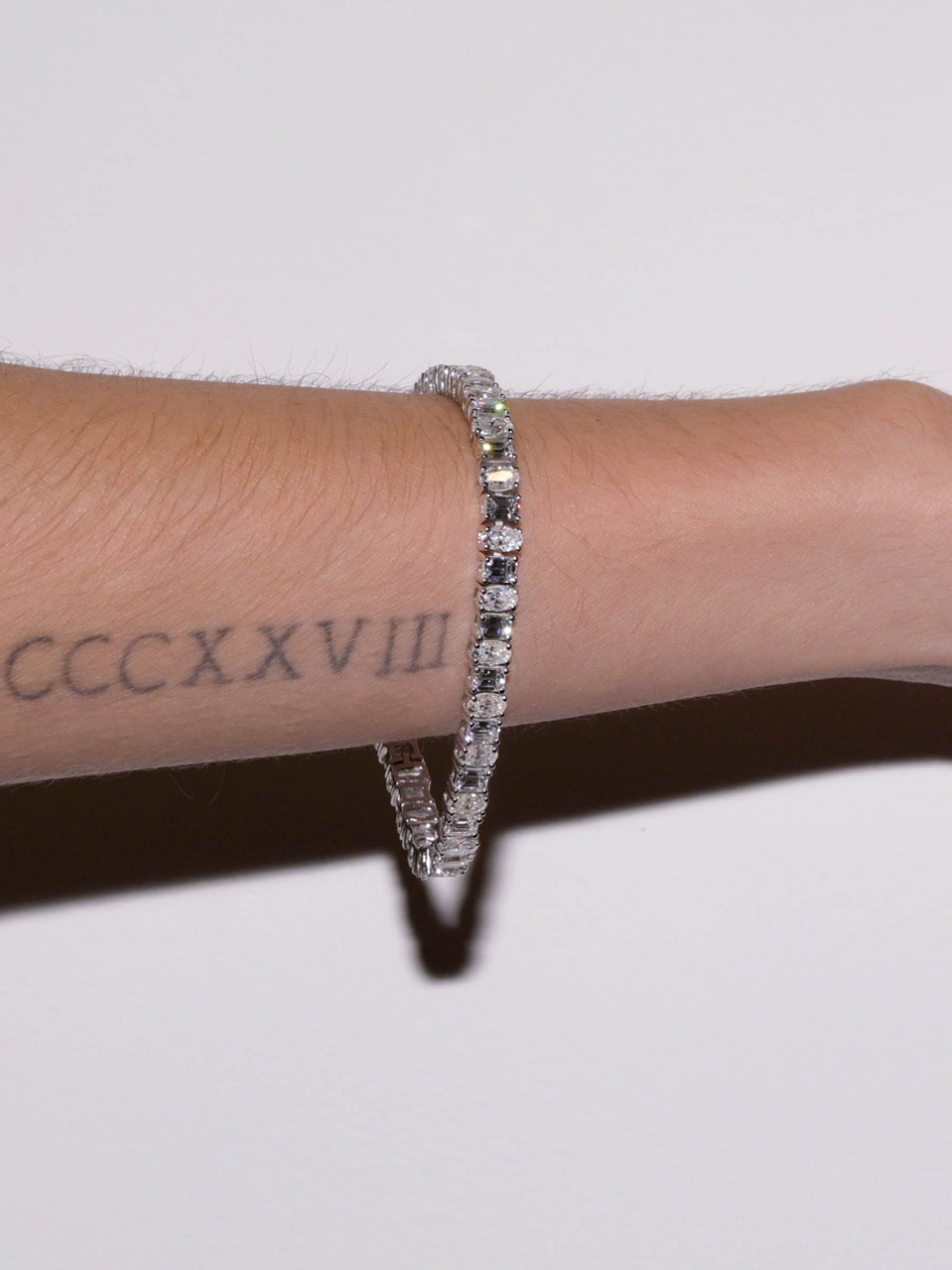 CLARA RIVIÈRE BRACELET IN MOISSANITE