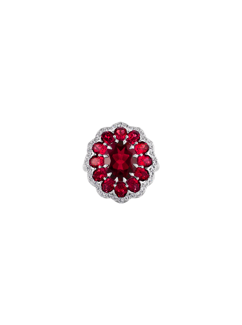 JAMES BEZEL, LAB-GROWN WHITE SAPPHIRE GOLD RIVIÈRE NECKLACE