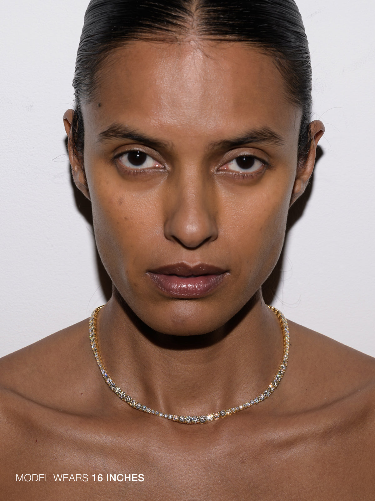 ISADORA RIVIÈRE NECKLACE IN HONEY MOISSANITE