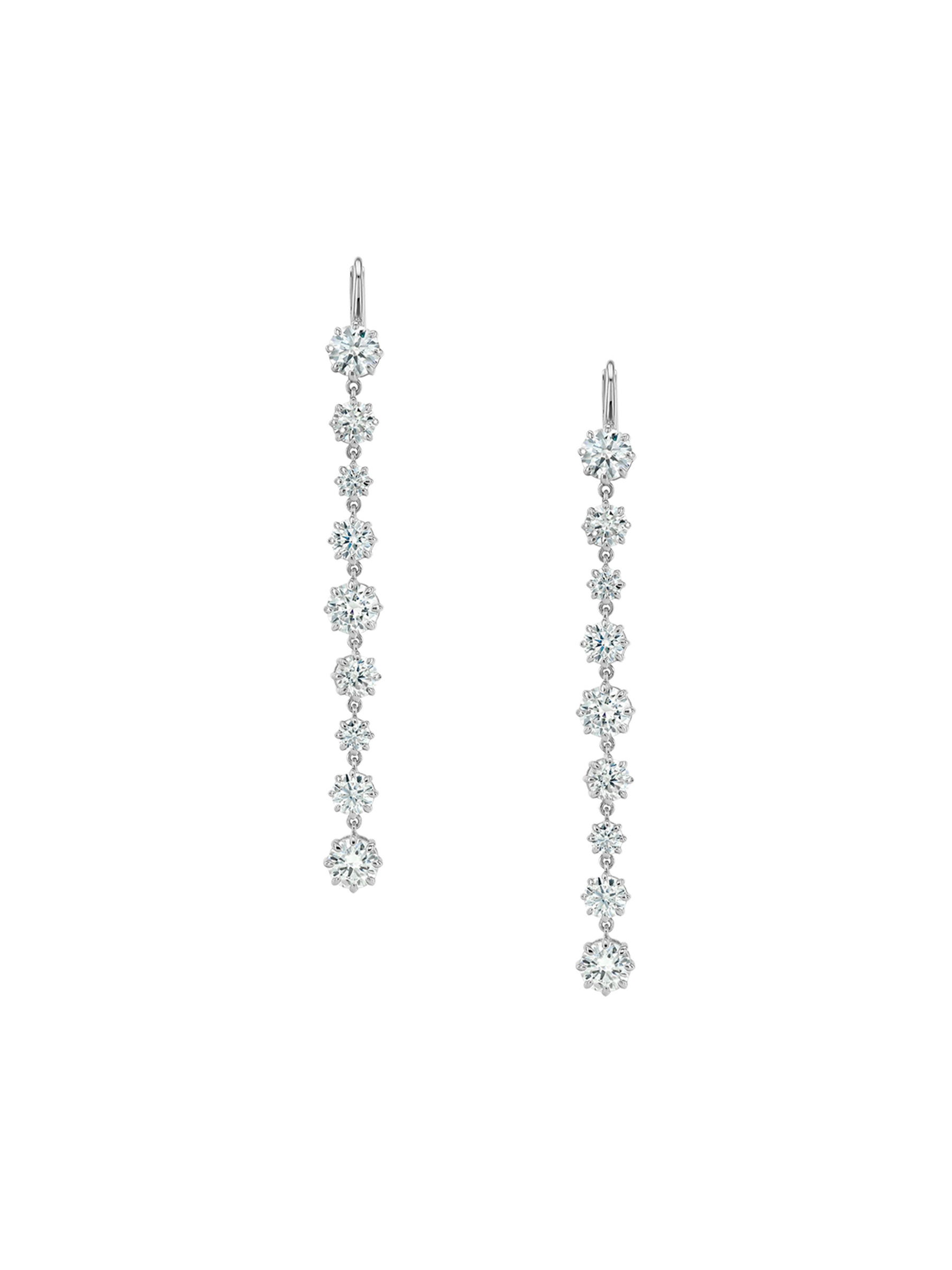 JOSEPHINE RIVIÈRE EARRINGS IN MOISSANITE, STERLING SILVER