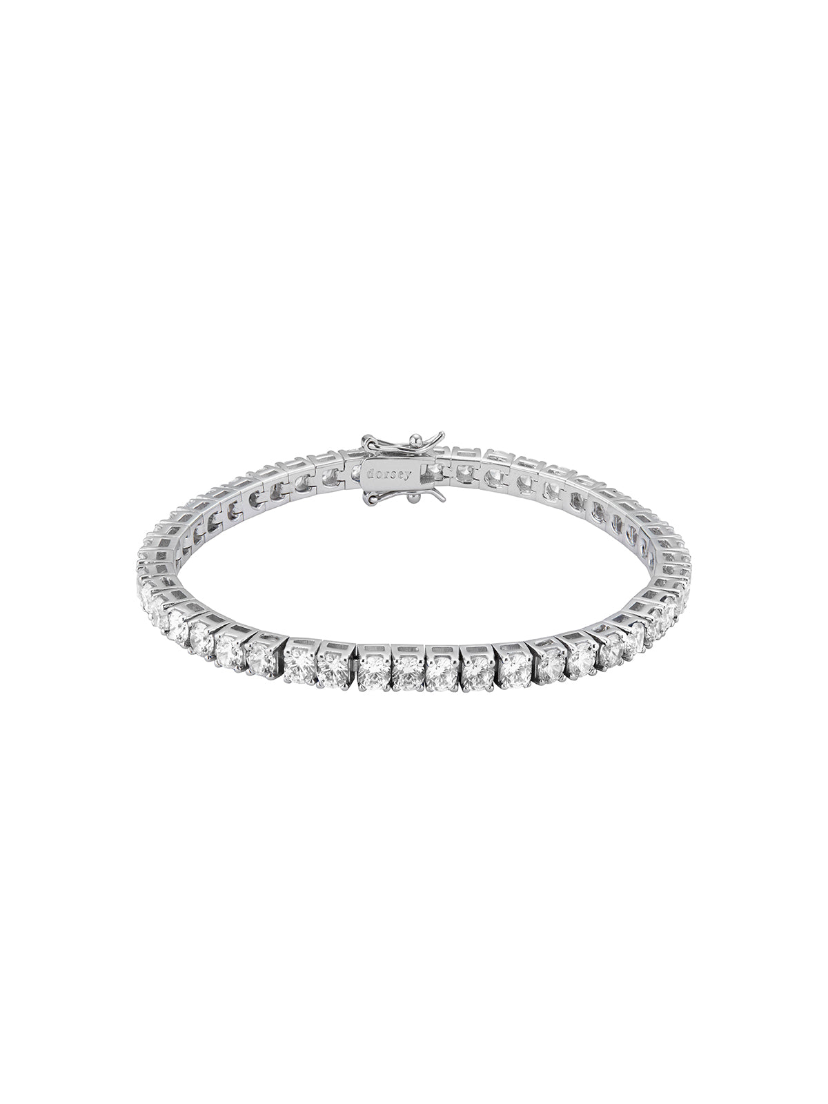 KATE RIVIÈRE BRACELET IN 3.75MM LAB WHITE SAPPHIRE