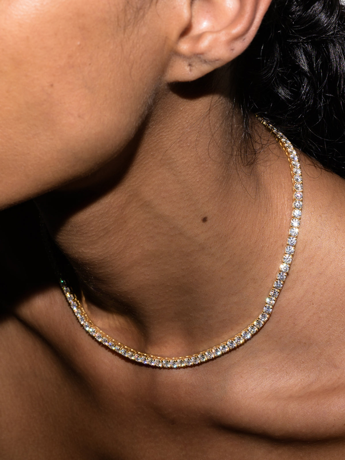 KATE RIVIÈRE NECKLACE IN 3.75MM MOISSANITE