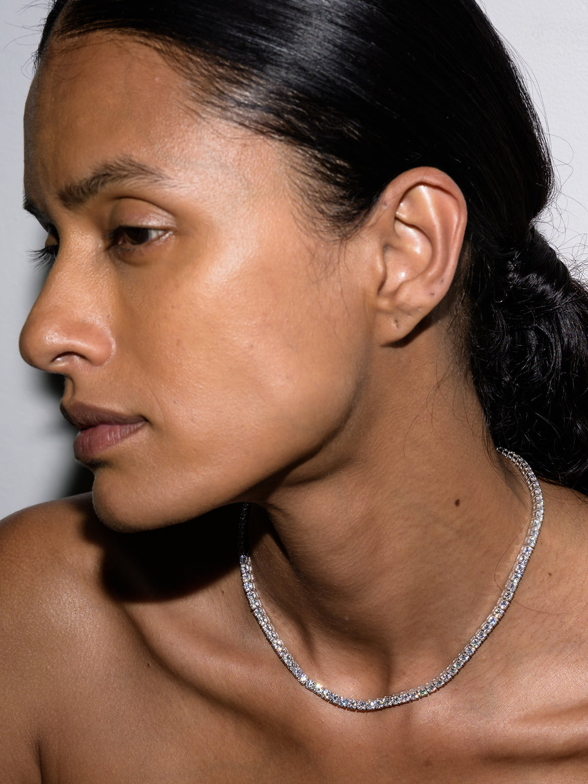 KATE RIVIÈRE NECKLACE IN 3.75MM MOISSANITE