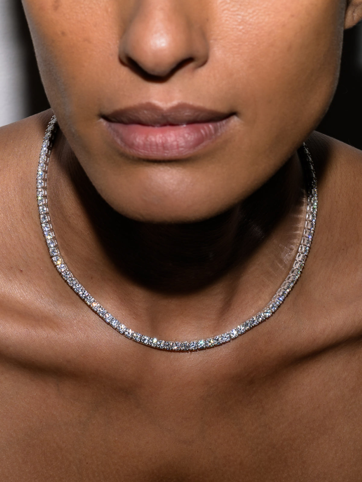 KATE RIVIÈRE NECKLACE IN 3.75MM MOISSANITE